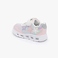 Candy Girls Shoes Glitter Stars H5202 -  נעלי סניקרס קנדי לבנות בצבע ורוד בעיטור כוכבים ופייטים