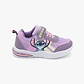 Candy Stitch ll - נעלי סניקרס סטיץ' קנדי עם אורות לבנות בצבע סגול לילך