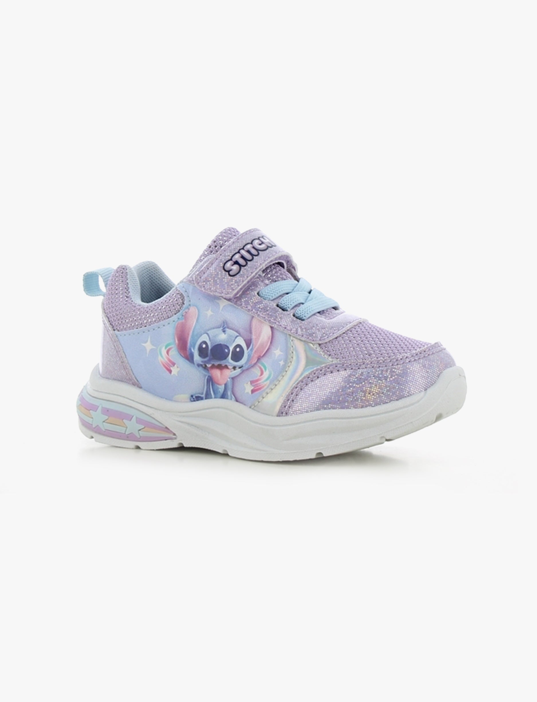 Candy Stitch - נעלי סניקרס קנדי עם אורות ונצנצים סטיץ' לבנות