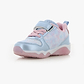 Candy - נעלי סניקרס קנדי סטיץ' עם אורות לבנות בצבע כחול בהיר/ורוד