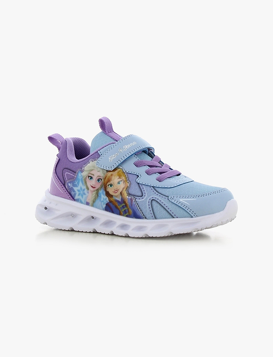Candy Frozen - נעלי סניקרס קנדי עם אורות פרוזן לבנות בצבע כחול בהיר/לילך
