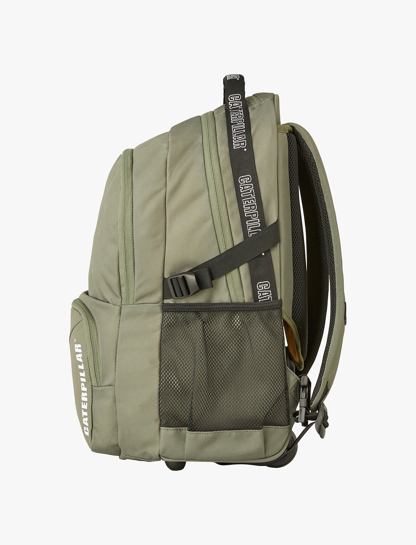 Caterpillar City Adventure BackPack Trolley - תיק גב טרולי קאטרפילר 32 ליטר בצבע ירוק צבאי