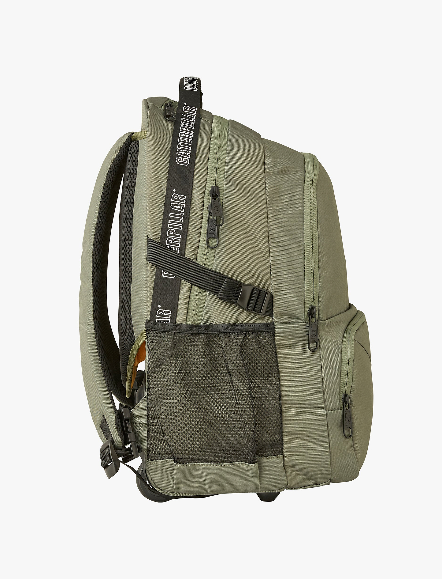Caterpillar City Adventure BackPack Trolley - תיק גב טרולי קאטרפילר 32 ליטר בצבע ירוק צבאי