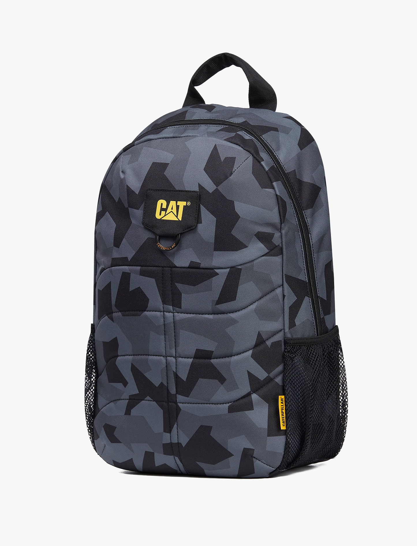 Caterpillar Backpack Benson- תיק גב קאטרפילר 22 ליטר בצבע שחור/אפור טקסטורה