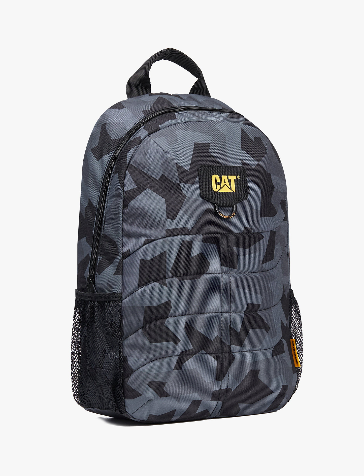 Caterpillar Backpack Benson- תיק גב קאטרפילר 22 ליטר בצבע שחור/אפור טקסטורה