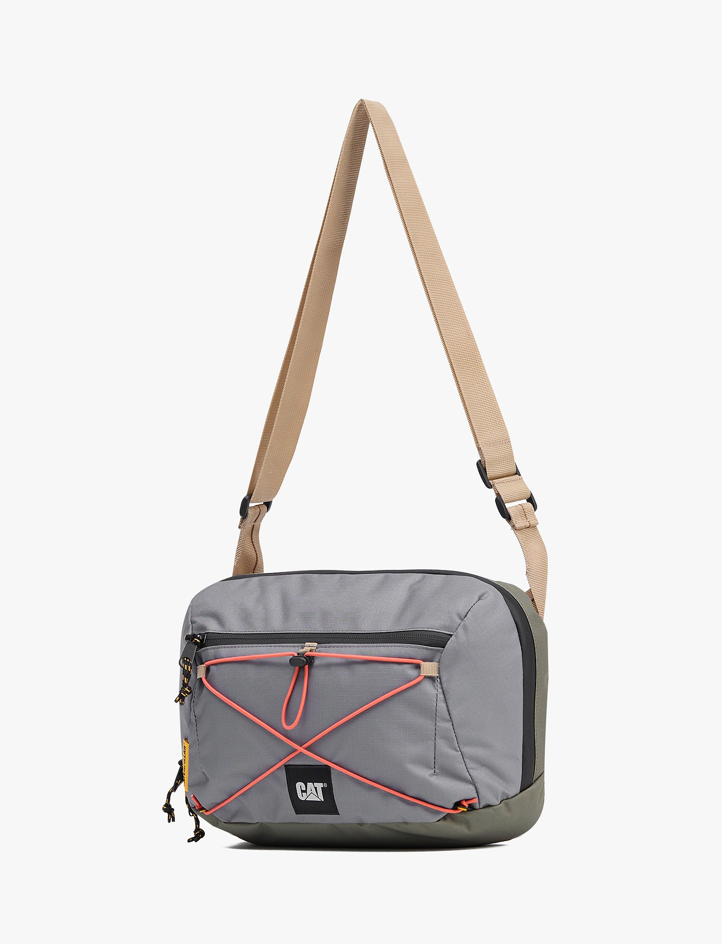 Caterpillar City Vibes Sling Bag - תיק צד קאטרפילר 6 ליטר בצבע ירוק זית/אפור