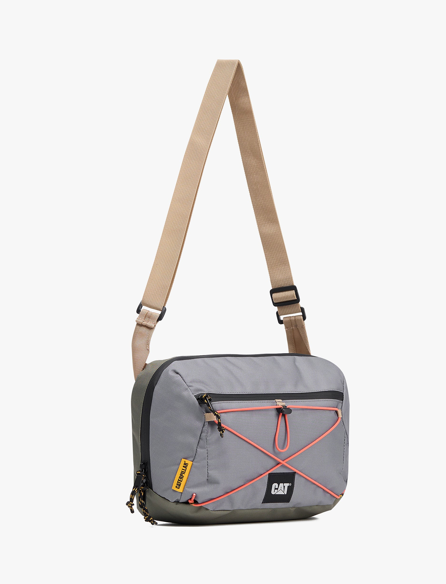 Caterpillar City Vibes Sling Bag - תיק צד קאטרפילר 6 ליטר בצבע ירוק זית/אפור