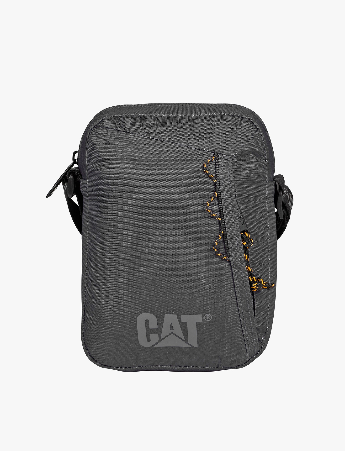Caterpillar Explorer Shoulder Bag - תיק צד קאטרפילר בצבע אפור כהה