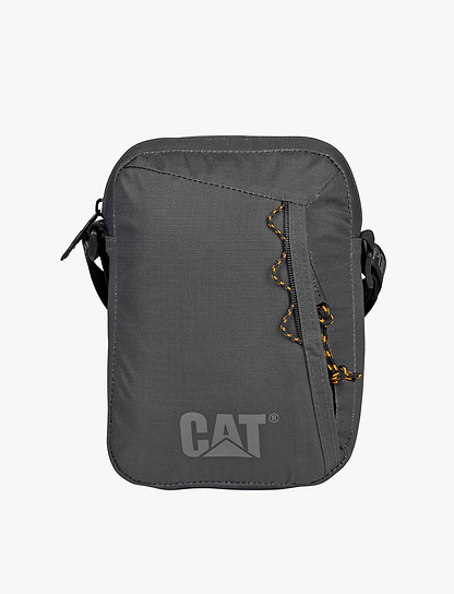Caterpillar Explorer Shoulder Bag - תיק צד קאטרפילר בצבע אפור כהה