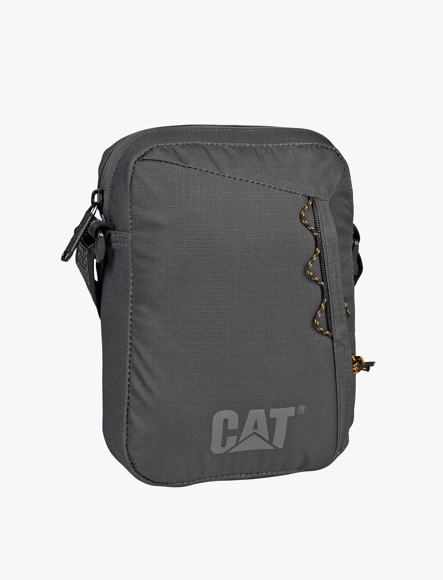 Caterpillar Explorer Shoulder Bag - תיק צד קאטרפילר בצבע אפור כהה