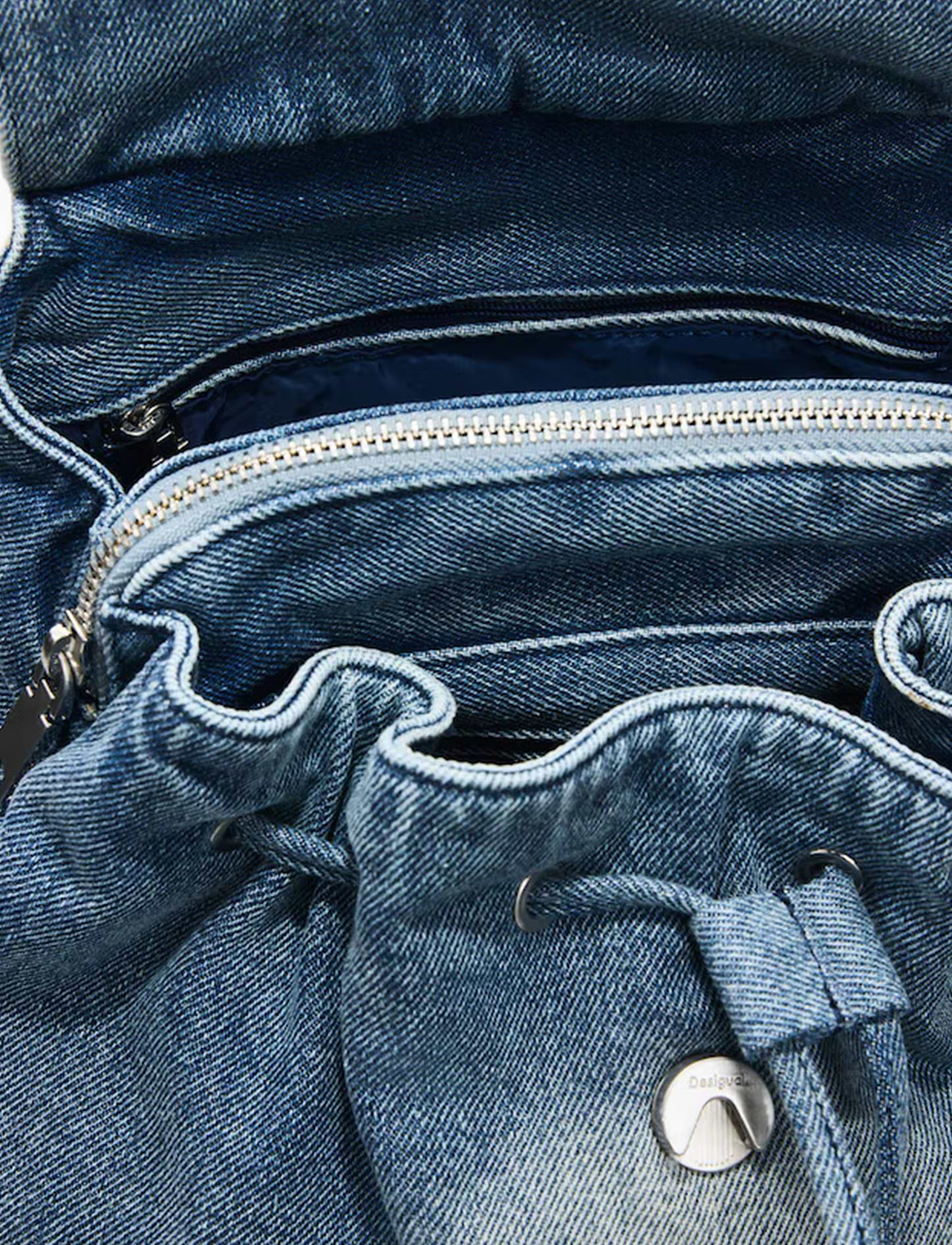 Desigual Logo Denim Luena Backpack 26SAKD07 - תיק גב דיזיגוואל לנשים