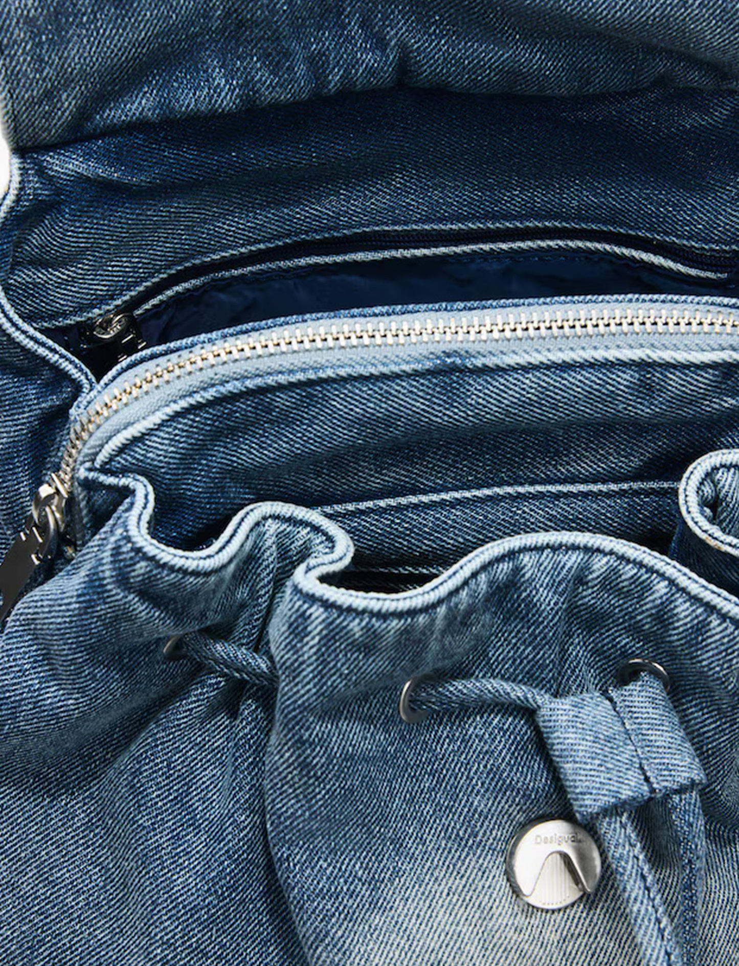 Desigual Logo Denim Luena Backpack 26SAKD07 - תיק גב דיזיגוואל לנשים