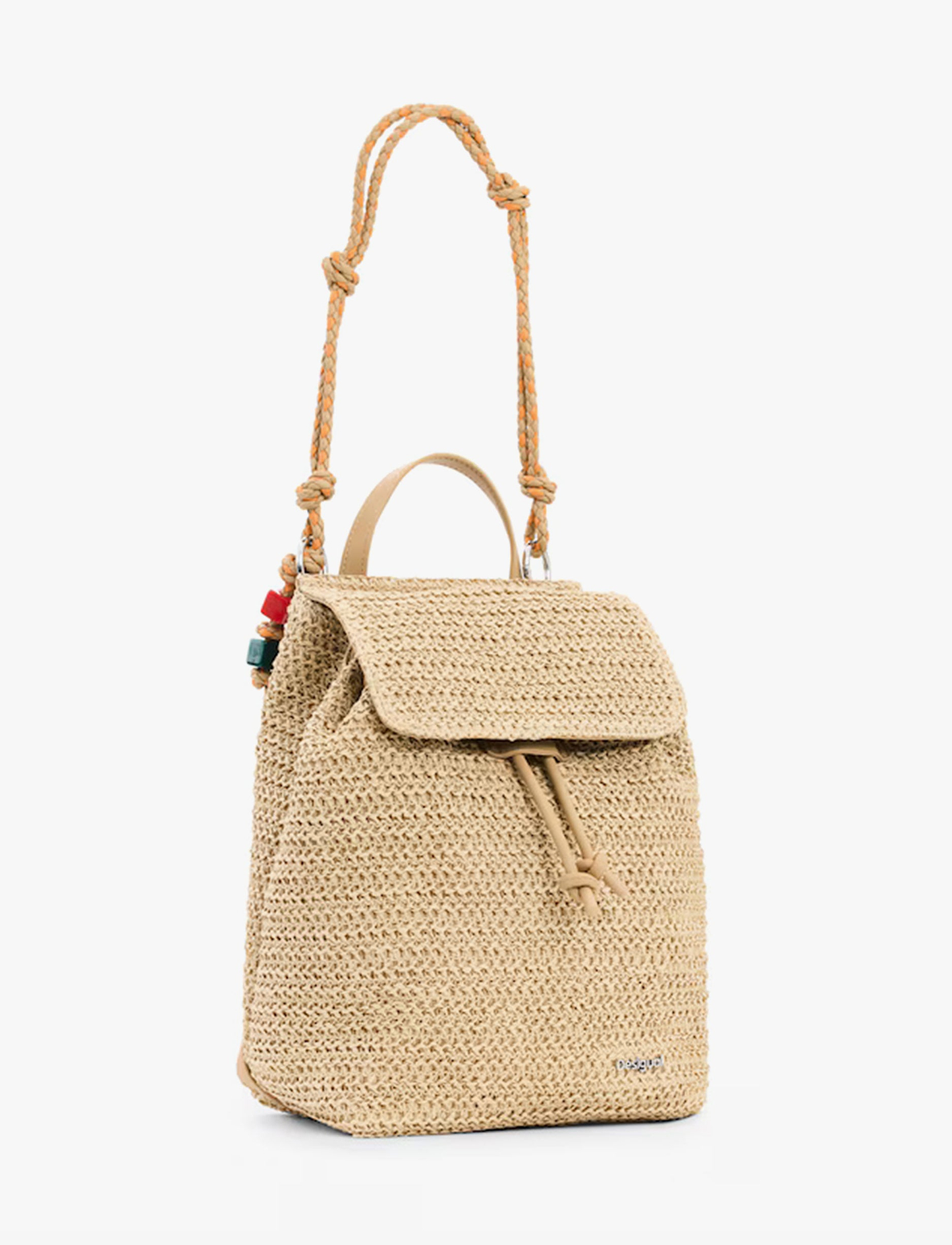 Desigual Raffia Luena Backpack 26SAKO01 - תיק גב דיזיגוואל לנשים