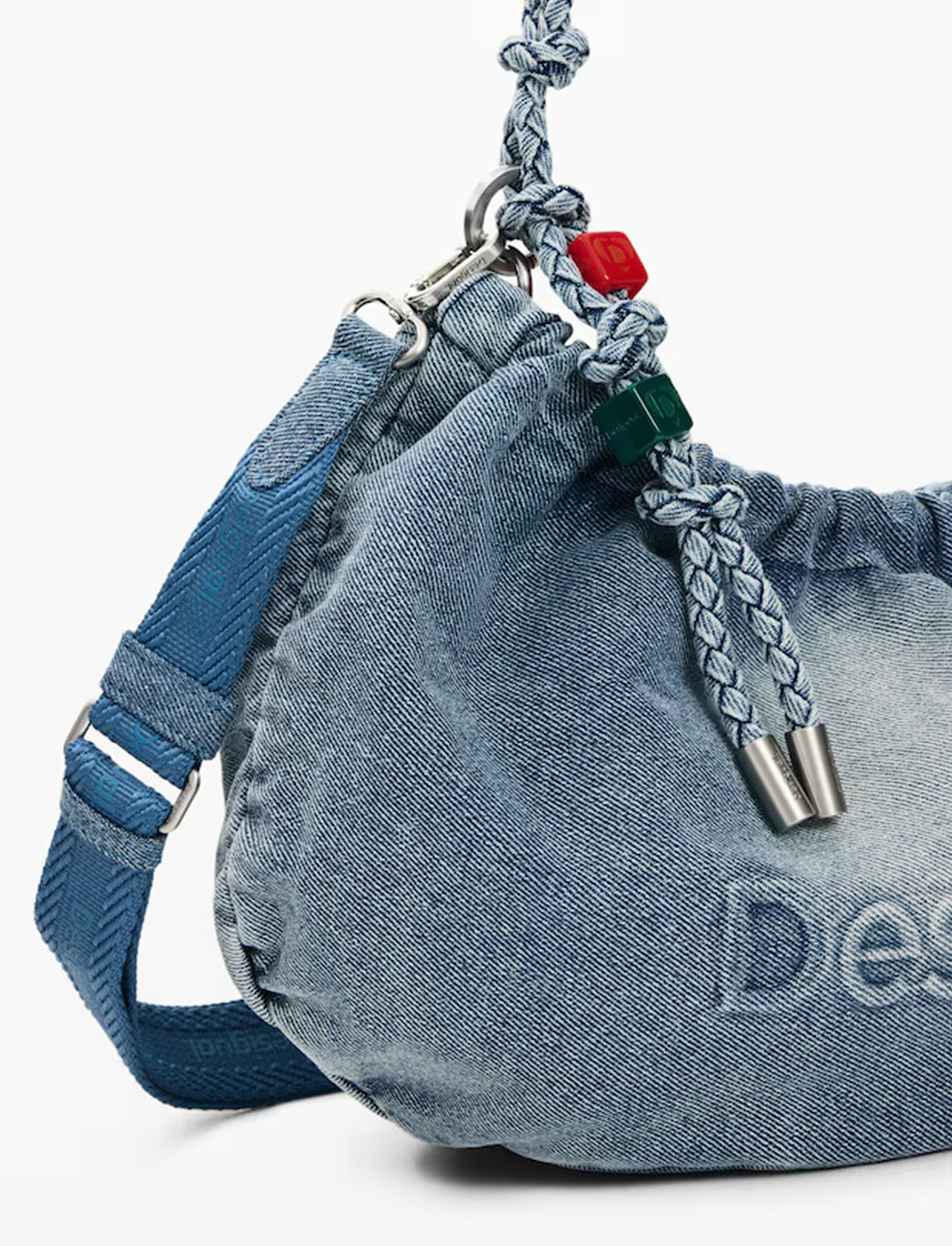 Desigual Denim Waverly - תיק צד דיזגוואל כחול לנשים
