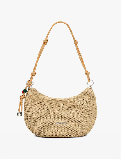 Desigual Raffia Waverly Shoulder Bag 26SAXO01 - תיק צד דיזיגוואל לנשים