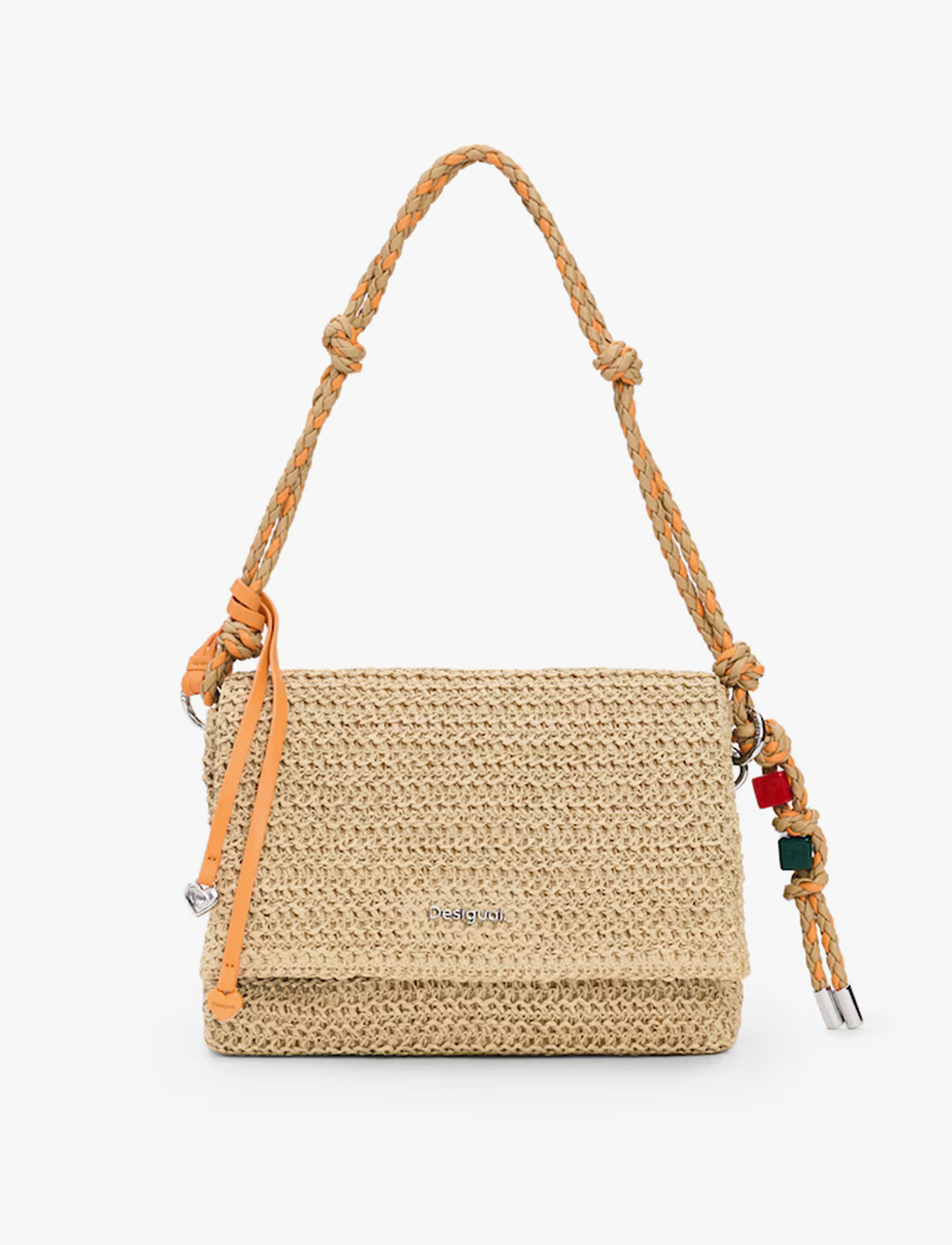 Desigual Raffia Venecia Cross Body 26SAXO03 - תיק צד דיזיגוואל לנשים