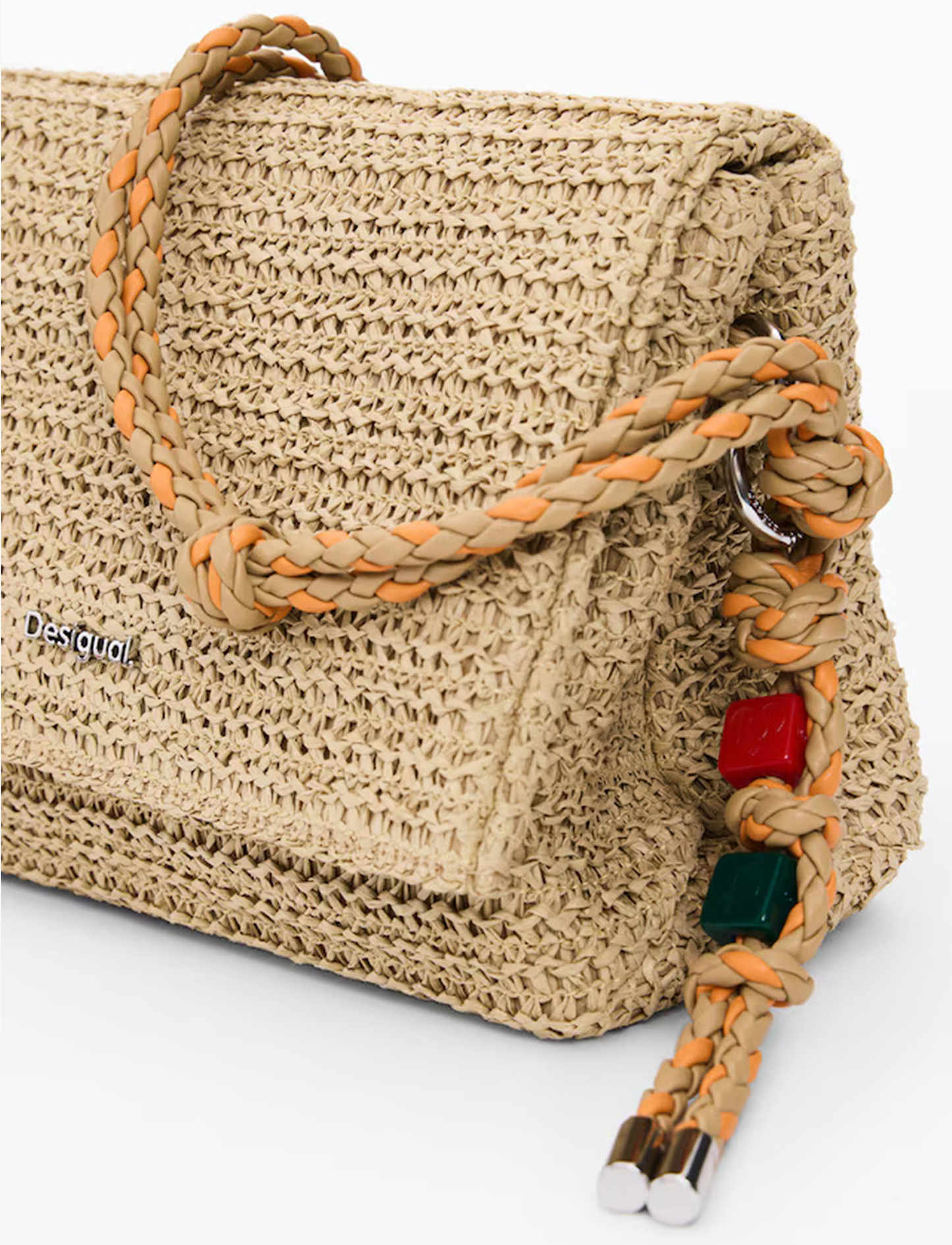 Desigual Raffia Venecia Cross Body 26SAXO03 - תיק צד דיזיגוואל לנשים
