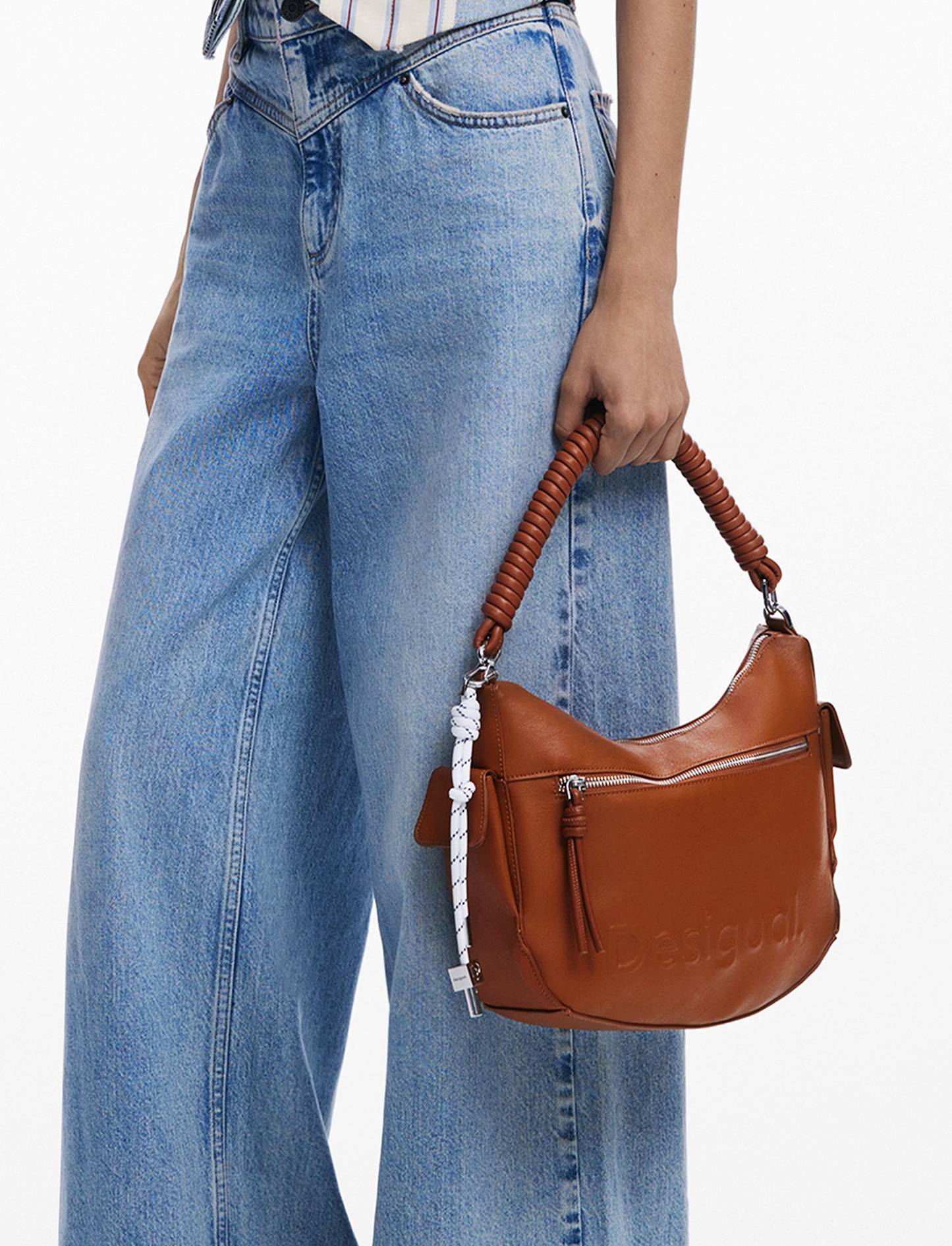 Desigual Half Astana Bag - תיק דיזיגואל לנשים בצבע קאמל