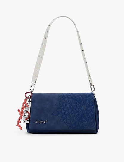 Desigual Bag Sierra Naron Medium Flap Blue - תיק צד דיזיגוואל לנשים