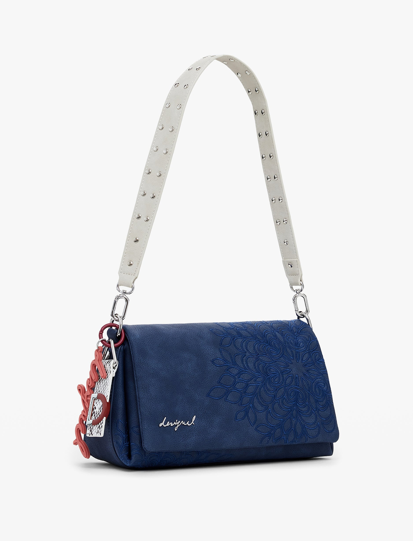 Desigual Bag Sierra Naron Medium Flap Blue - תיק צד דיזיגוואל לנשים