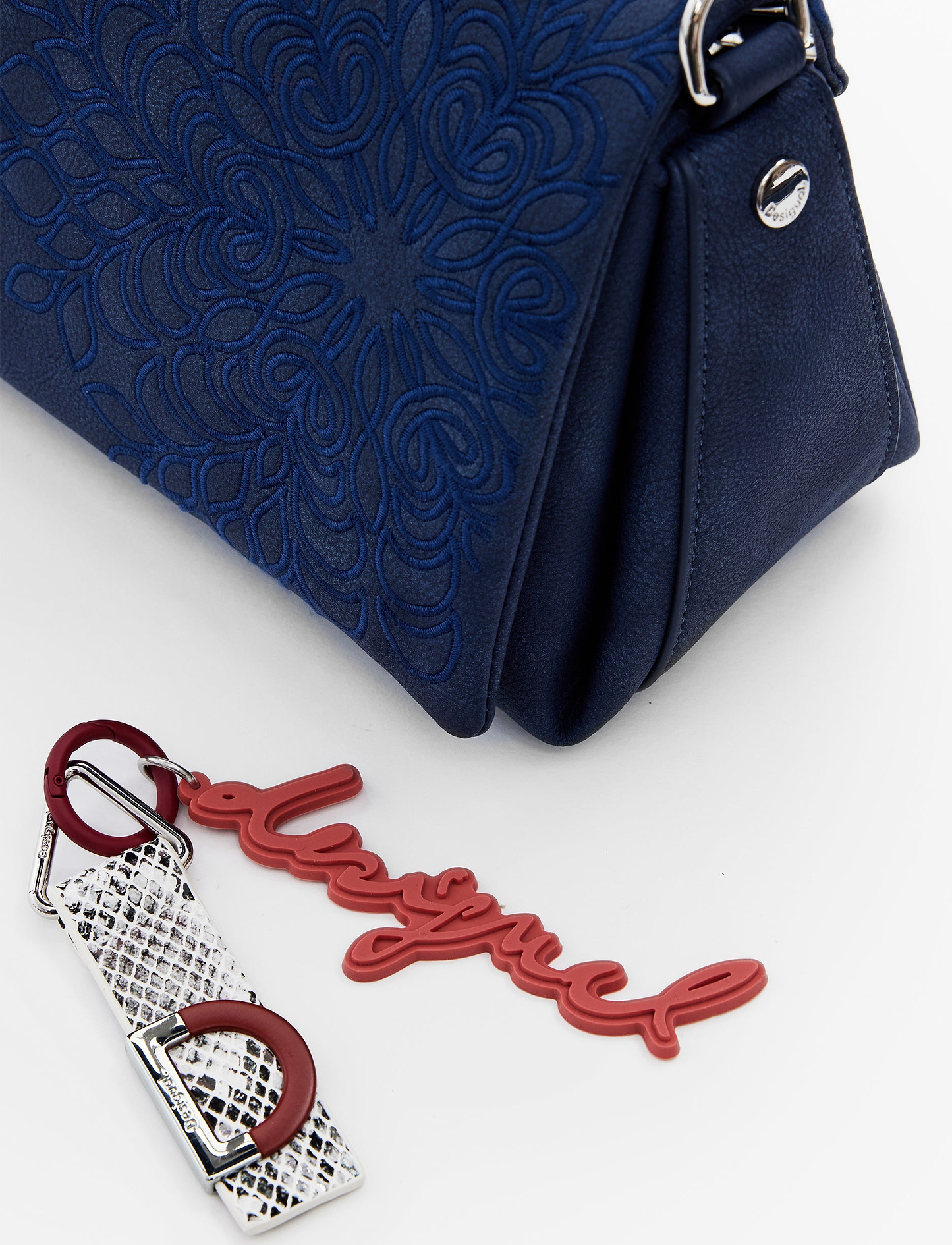 Desigual Bag Sierra Naron Medium Flap Blue - תיק צד דיזיגוואל לנשים