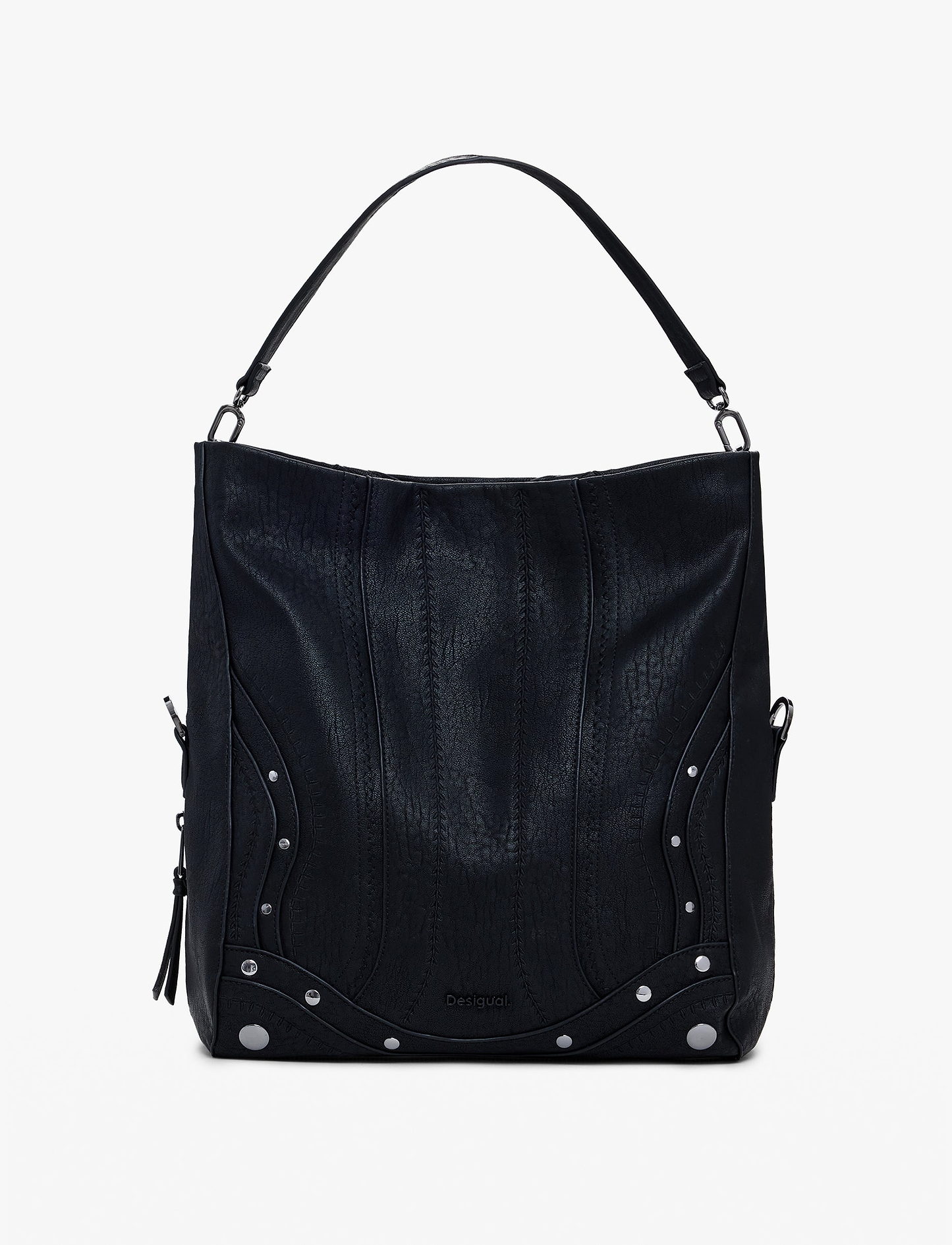 Desigual Bag Embro Patch Loverty Black - תיק צד דיזיגוואל לנשים