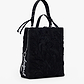 Desigual Back Romeo Floral Total Black Sumy - תיק צד דיזיגוואל לנשים