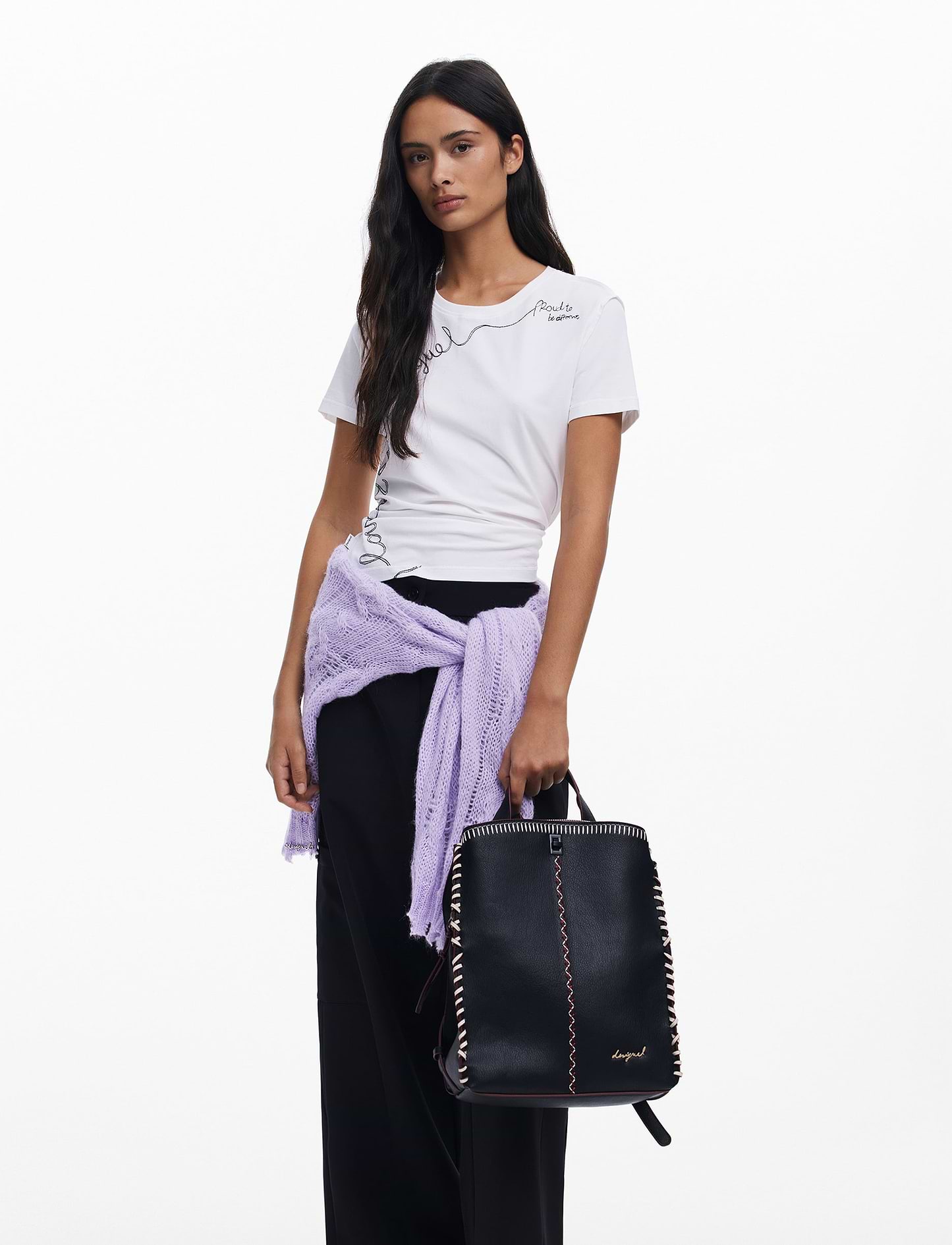 Desigual Back Manhattan Pespuntes Sumy Backpack - תיק גב דיזיגוואל לנשים