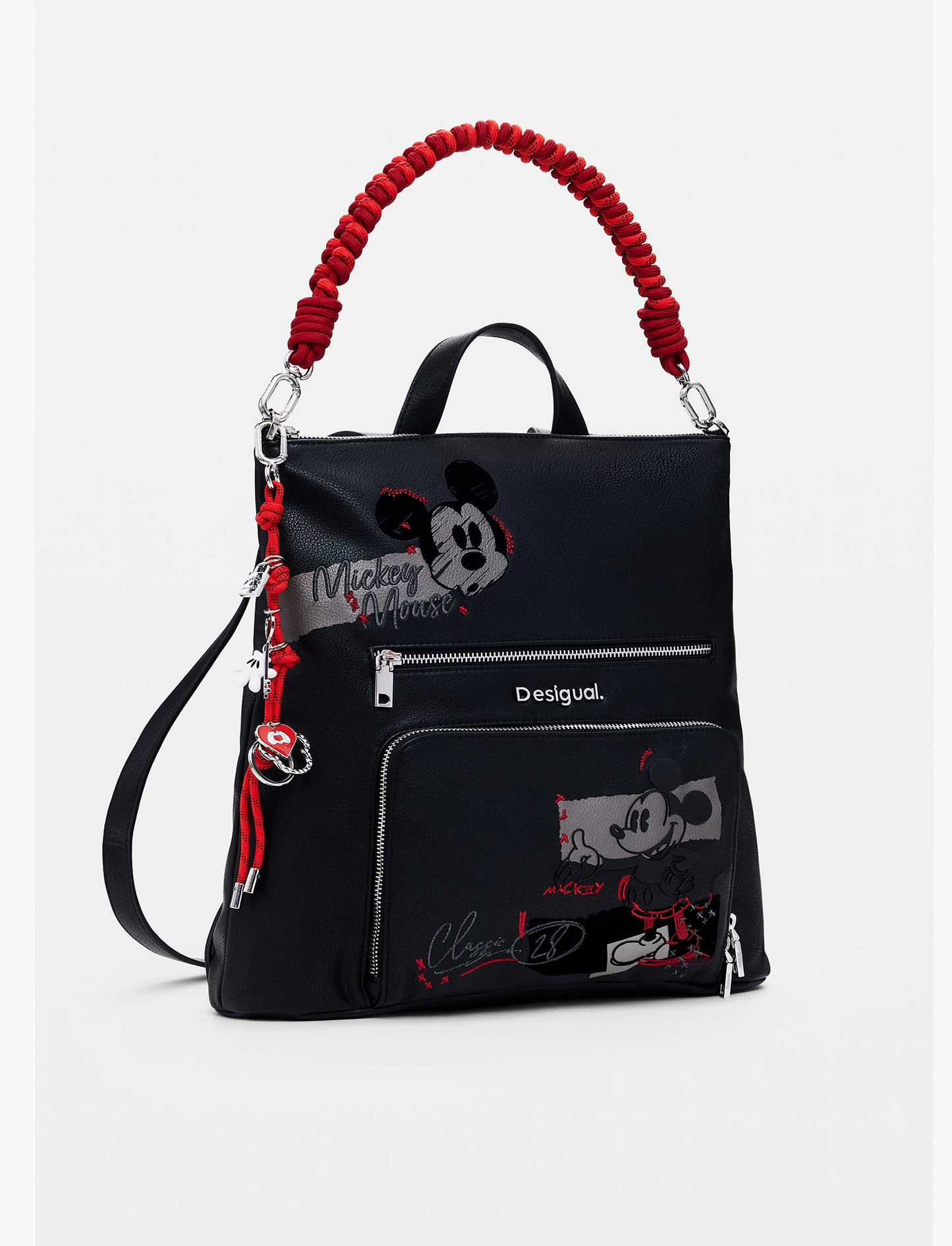 Desigual Back Mickey Rock Pretoria 2.0 Backpack - תיק גב דיזיגוואל לנשים