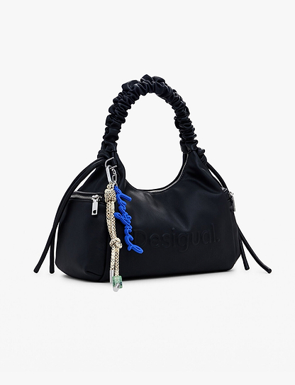 Desigual Bag Half Logo Montville Black - תיק צד דיזיגוואל לנשים