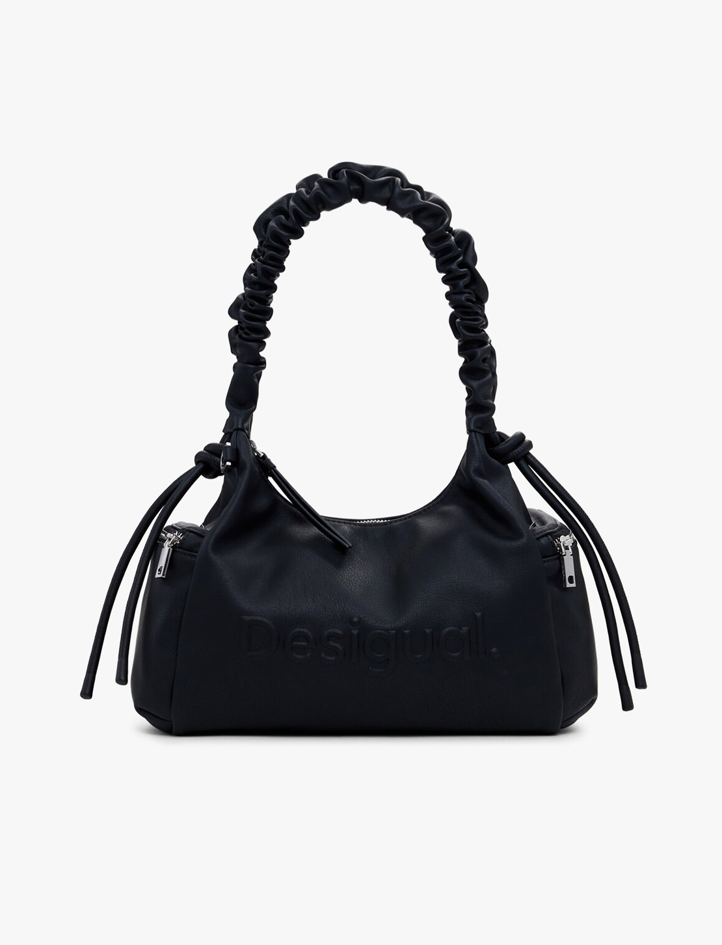 Desigual Bag Half Logo Montville Black - תיק צד דיזיגוואל לנשים