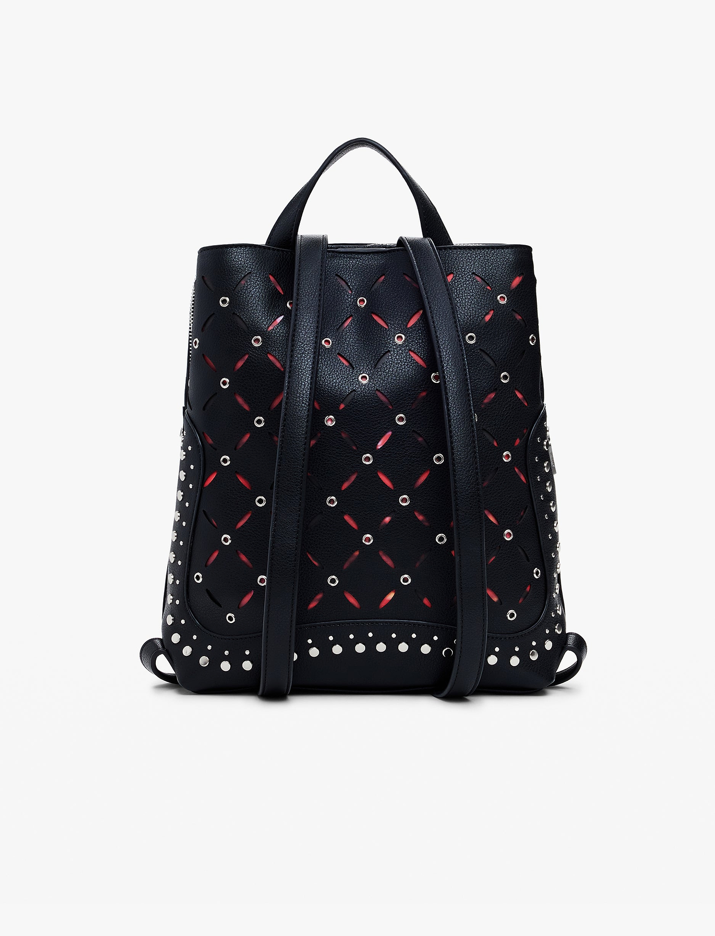 Desigual Back Yankee Metal Patch Sumy Mini Black Backpack - תיק גב דיזיגוואל לנשים