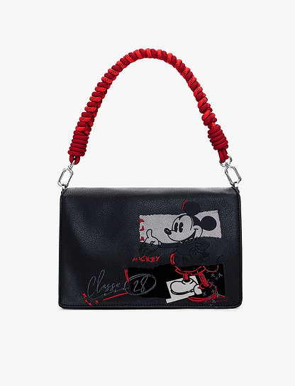 Desigual Bag Mickey Rock Dortmund Flap - תיק צד דיזיגוואל לנשים