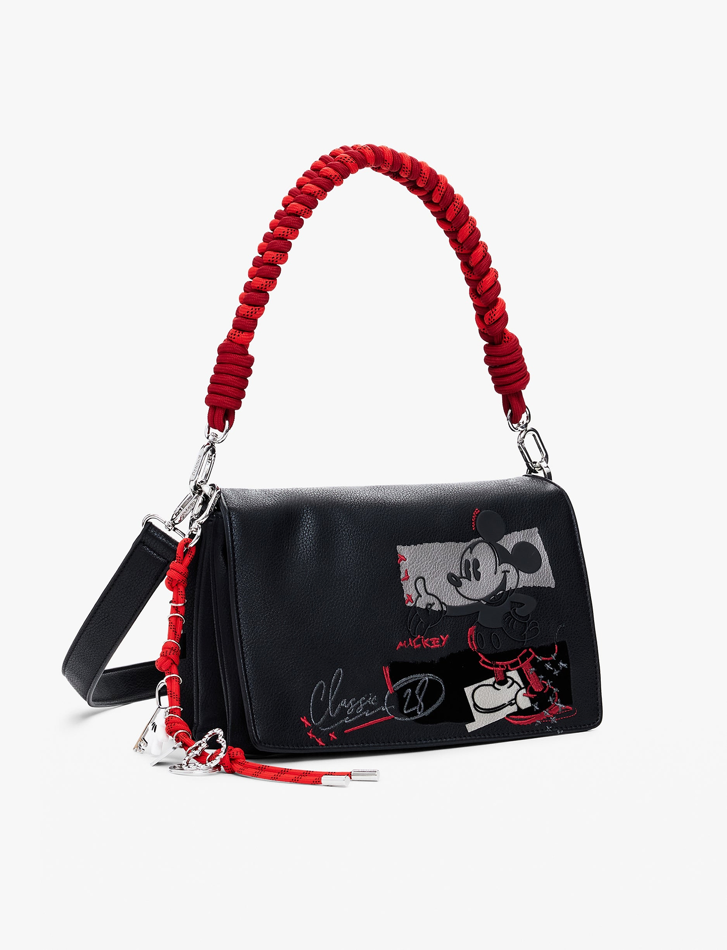 Desigual Bag Mickey Rock Dortmund Flap - תיק צד דיזיגוואל לנשים
