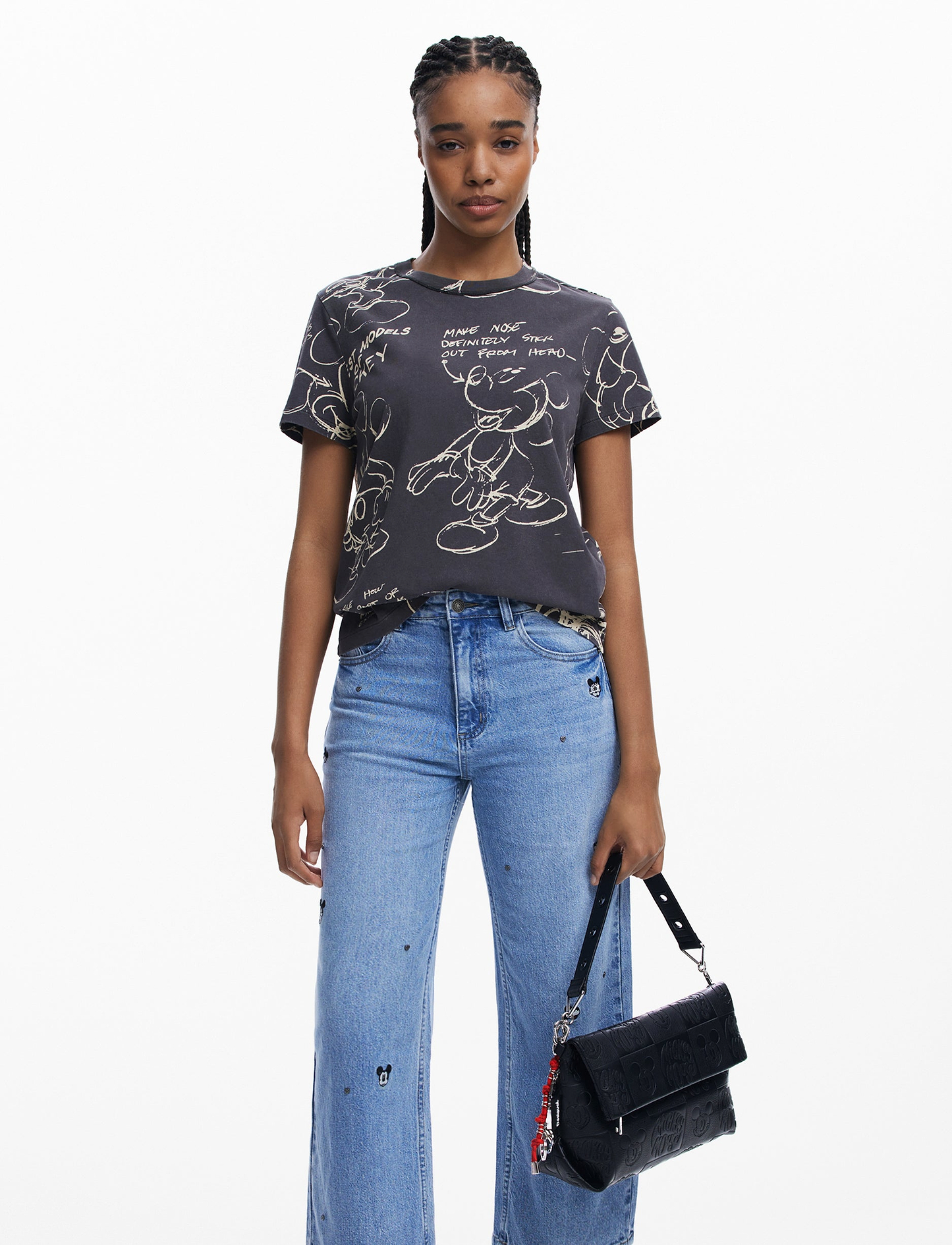 Desigual Bag All Mickey Loverty 4.0 - תיק צד דיזיגוואל לנשים