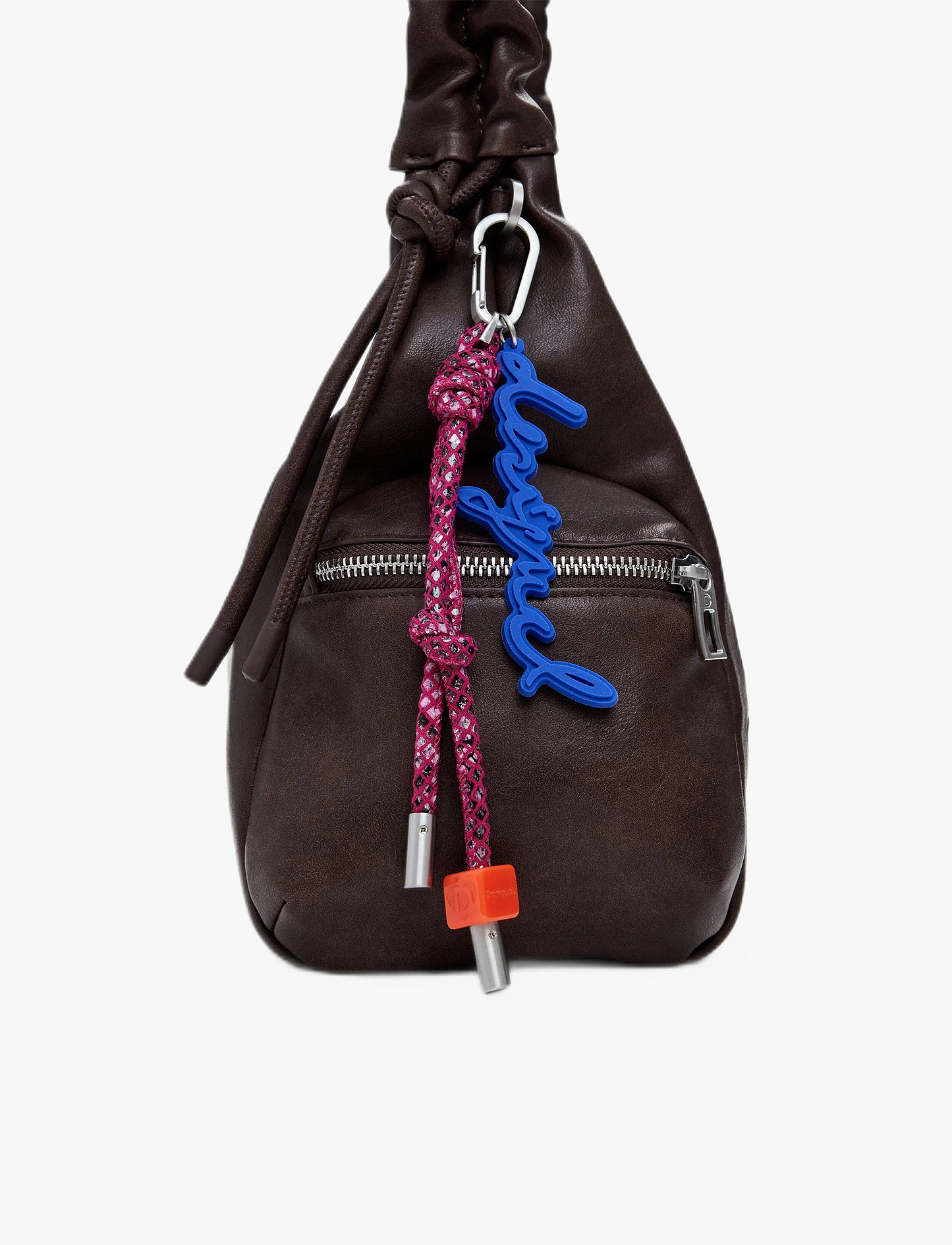 Desigual Bag Half Logo Montville Choco 25WAXPAY - תיק דיזיגוואל חום לנשים