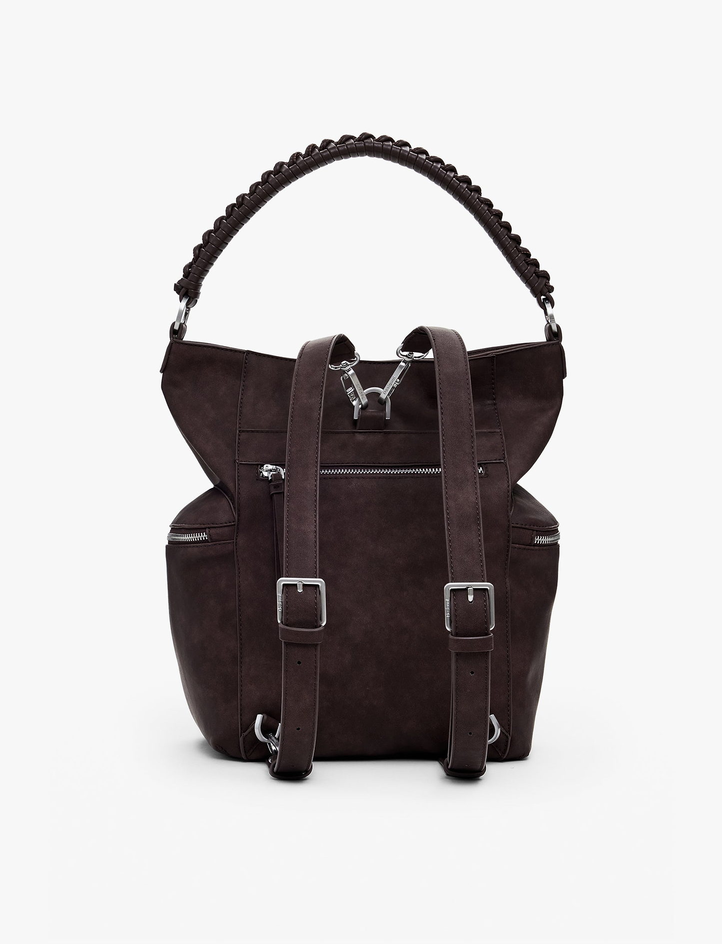 Desigual Back Half Logo Arica Choco - תיק צד דיזיגוואל לנשים