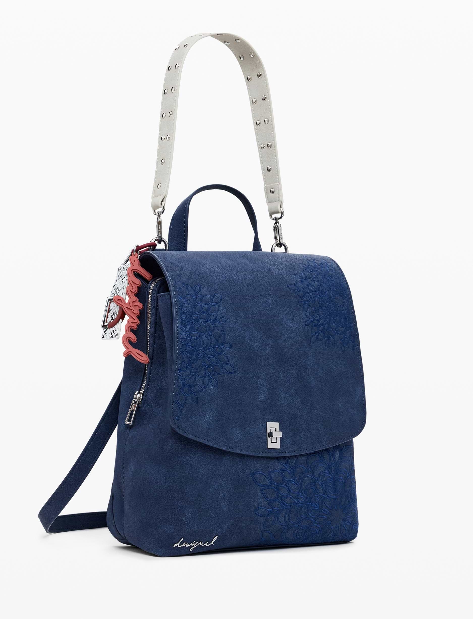 Desigual Back Sierra Sumyministrght Blue 25WAKP34 - תיק גב כחול דיזיגוואל לנשים