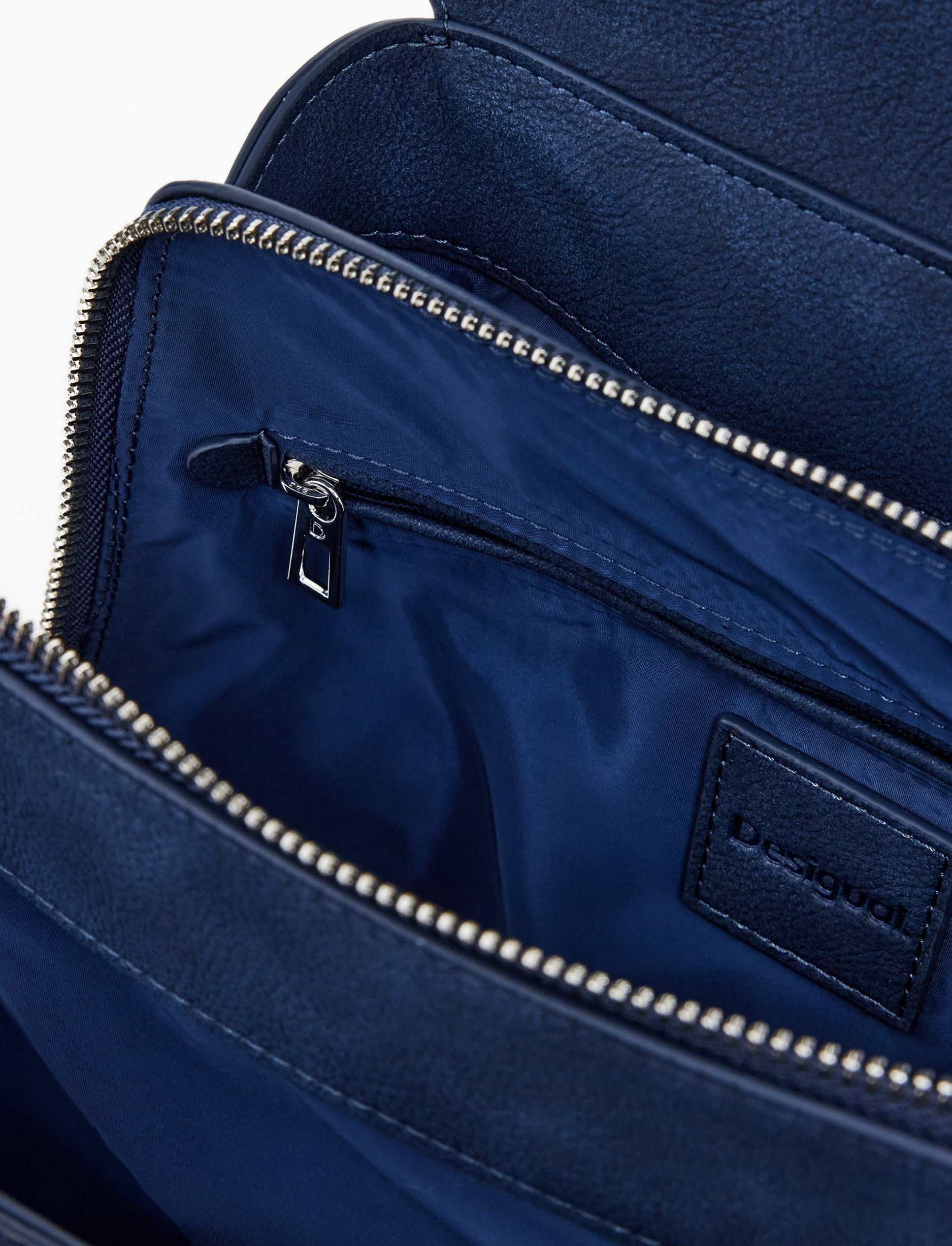 Desigual Back Sierra Sumyministrght Blue 25WAKP34 - תיק גב כחול דיזיגוואל לנשים