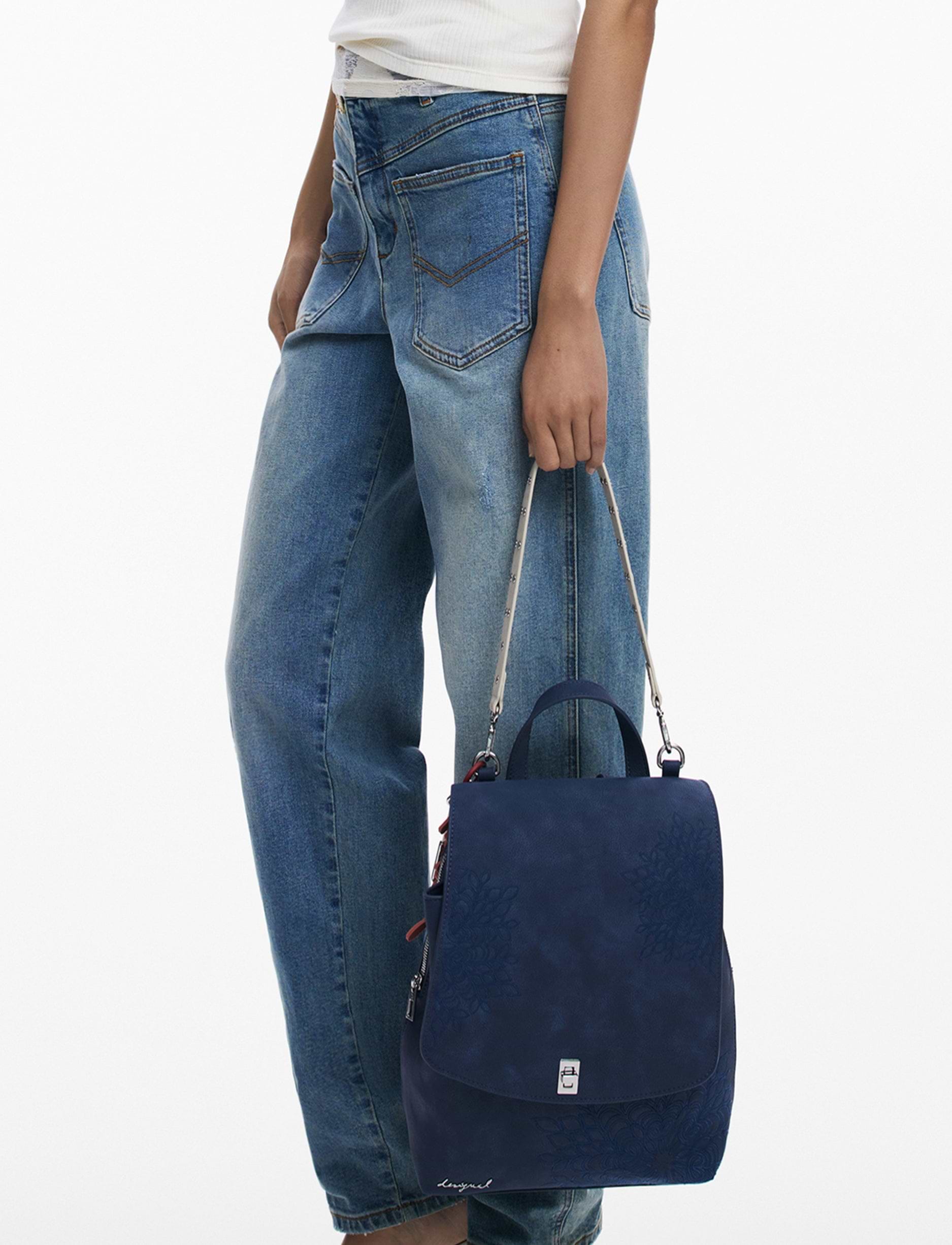 Desigual Back Sierra Sumyministrght Blue 25WAKP34 - תיק גב כחול דיזיגוואל לנשים