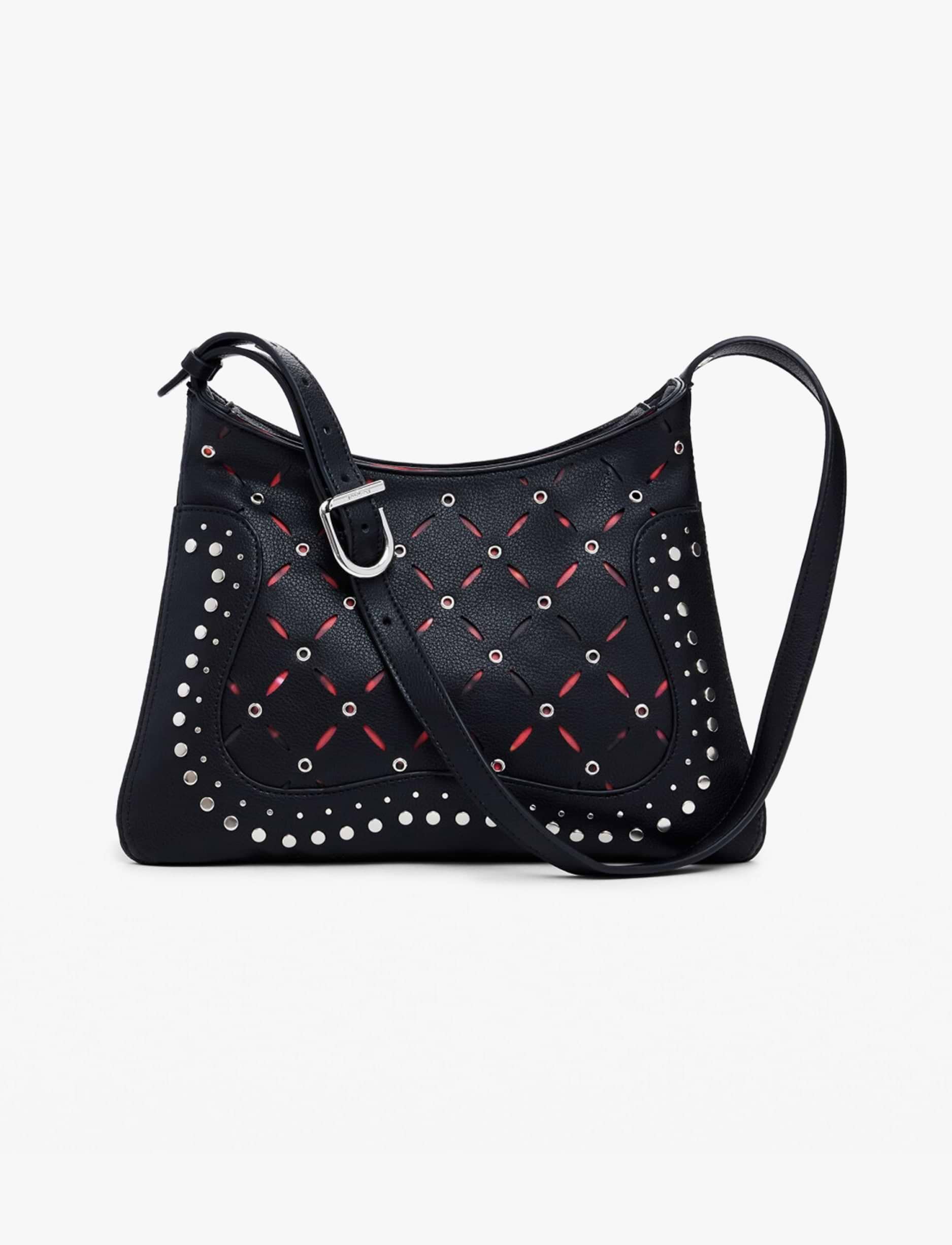 Desigual Bag Yankee Manaos Black 25WAXP38 - תיק צד דיזיגוואל שחור לנשים