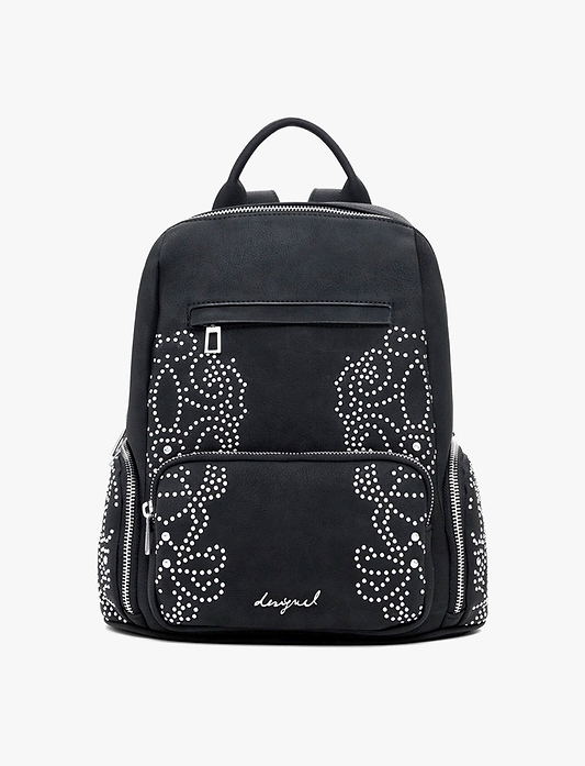 Desigual Back Poker Face Chester Mini 25WAKP35 - תיק גב דיזיגוואל שחור לנשים