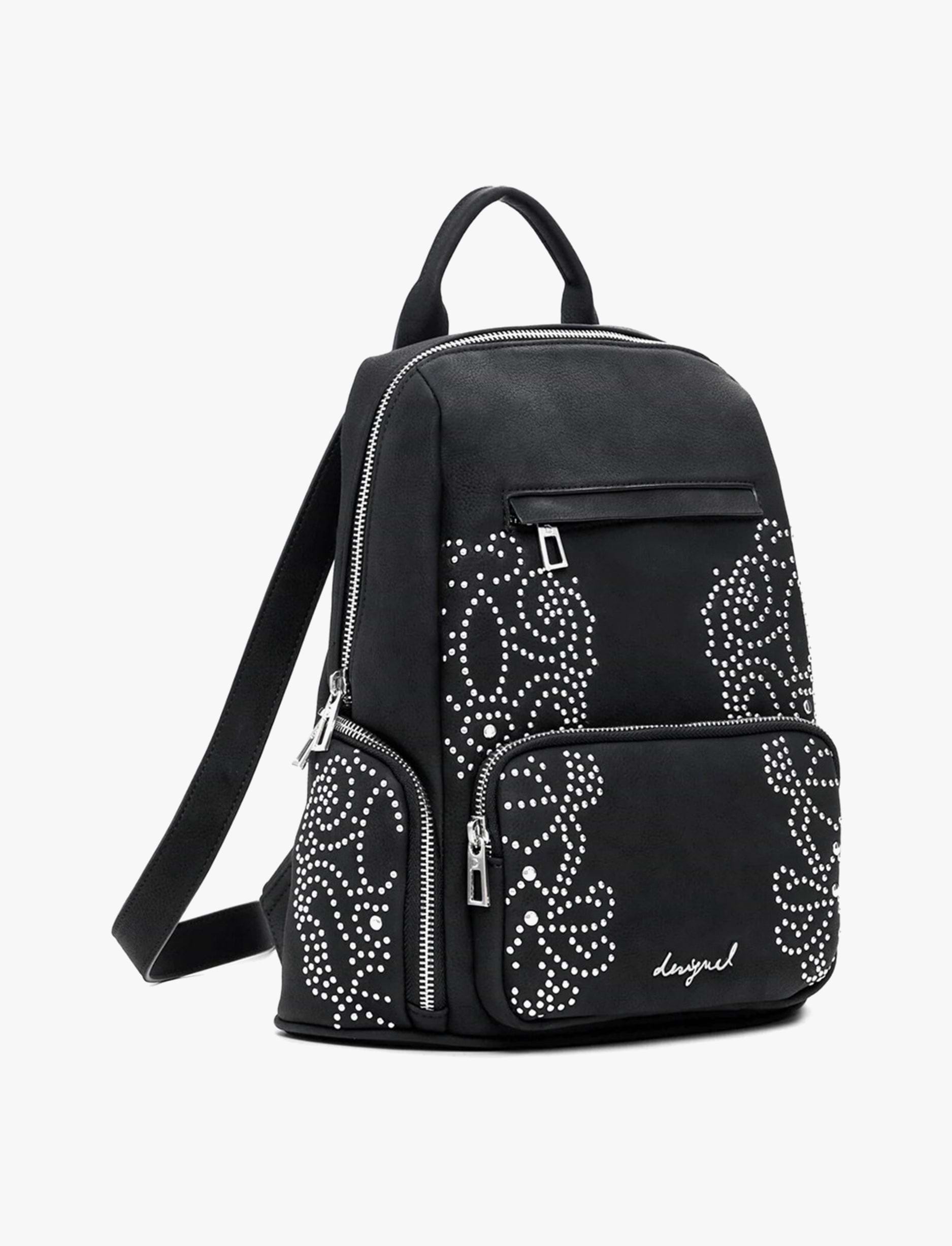 Desigual Back Poker Face Chester Mini 25WAKP35 - תיק גב דיזיגוואל שחור לנשים