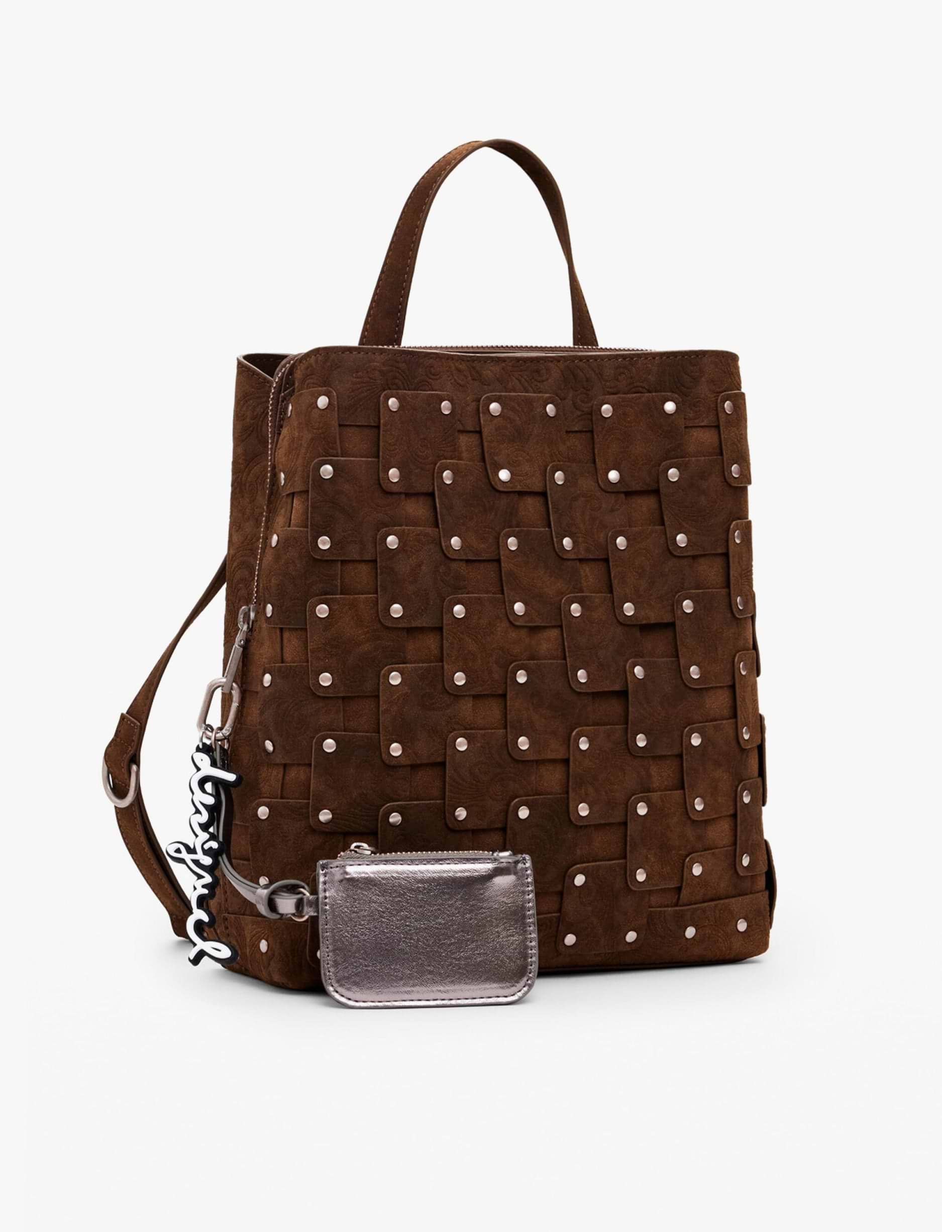 Desigual Back New Patch  Choco Sumy 25WAKP39 - תיק גב דיזיגוואל חום לנשים