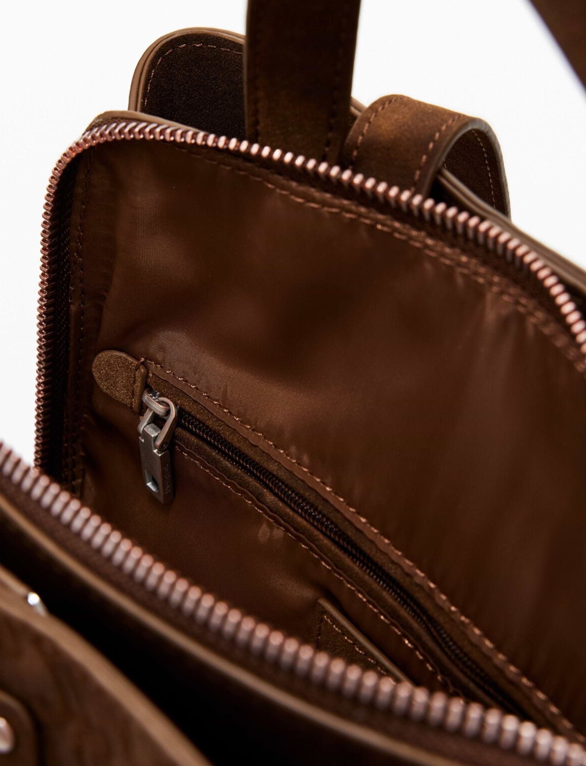 Desigual Back New Patch  Choco Sumy 25WAKP39 - תיק גב דיזיגוואל חום לנשים