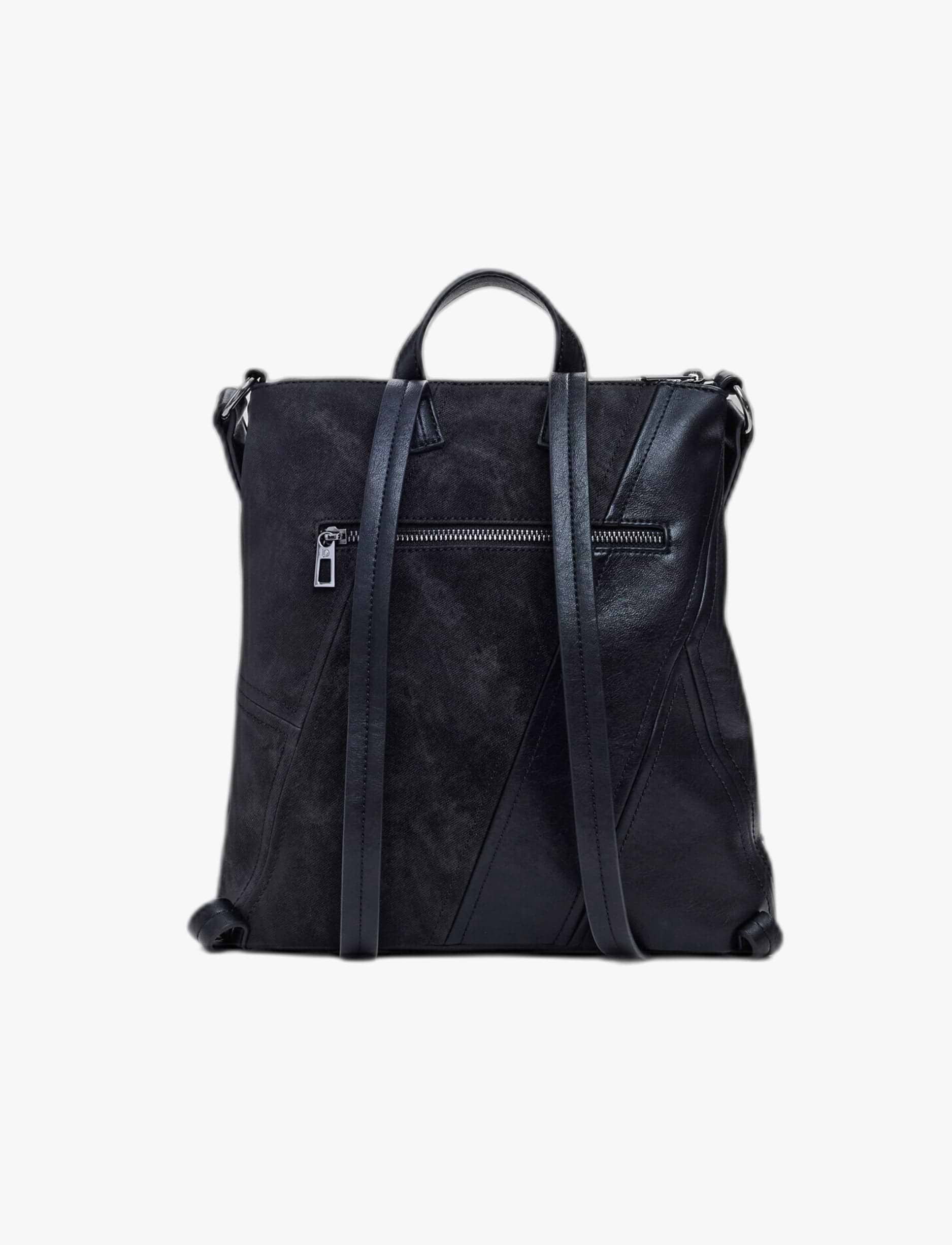 Desigual Back Black Patch Tango Pretoria Mini 25WAKP12 - תיק גב דיזיגוואל שחור לנשים