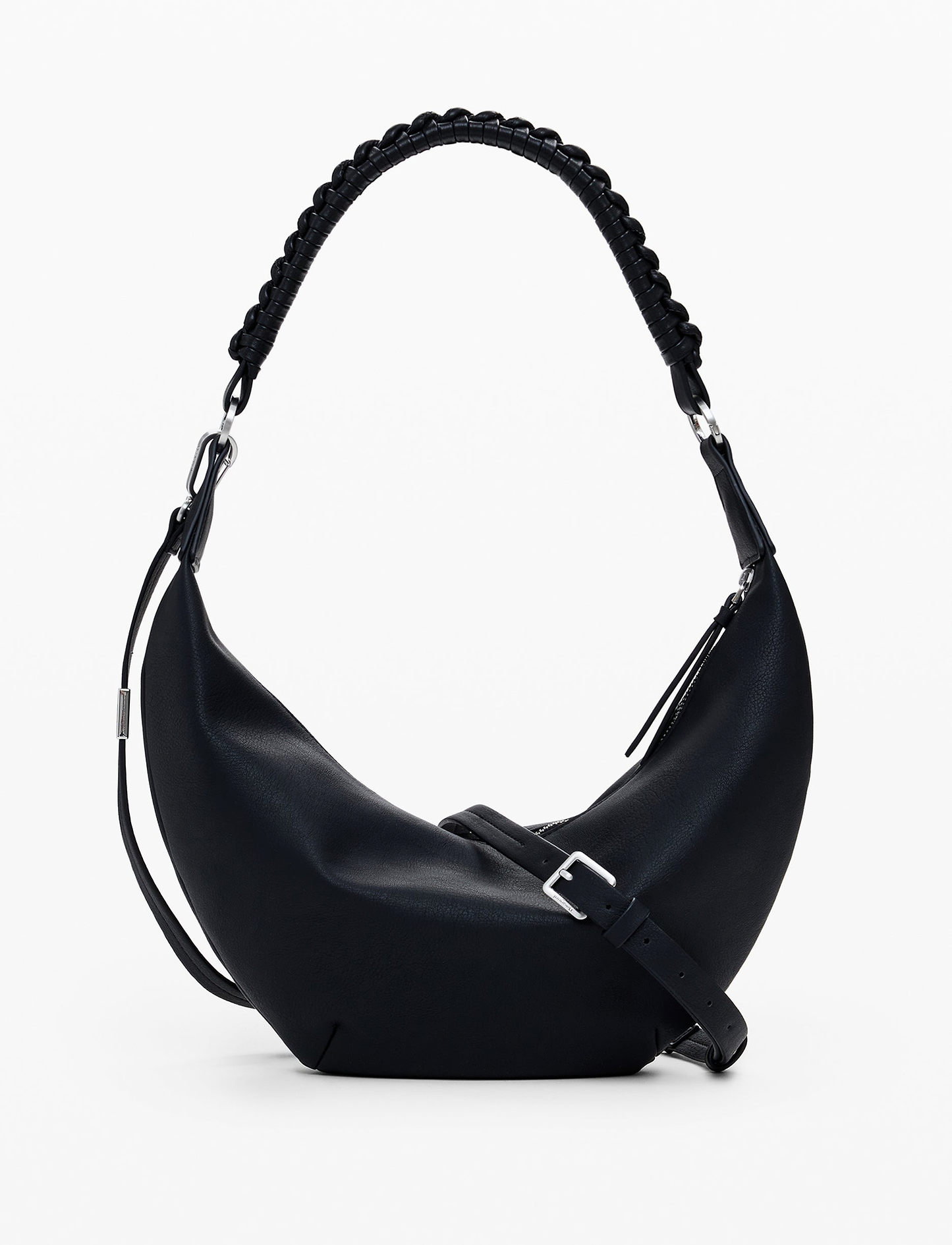 Desigual Bag Half Logo Zante 25WAXP52 - תיק צד דיזיגוואל שחור לנשים