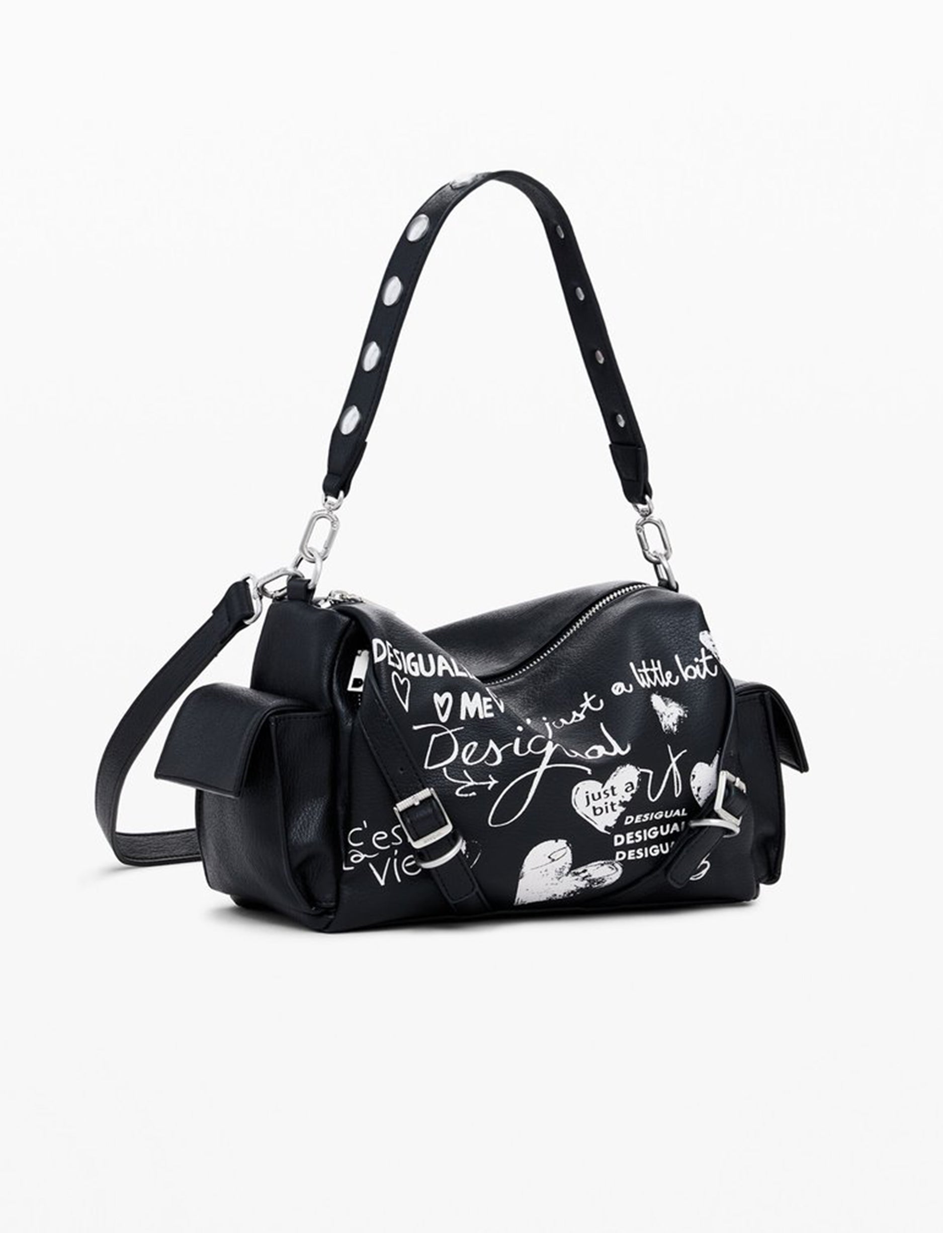 Desigual Bag Seshat Habana 25WAXPA6 - תיק צד דיזיגוואל שחור לנשים