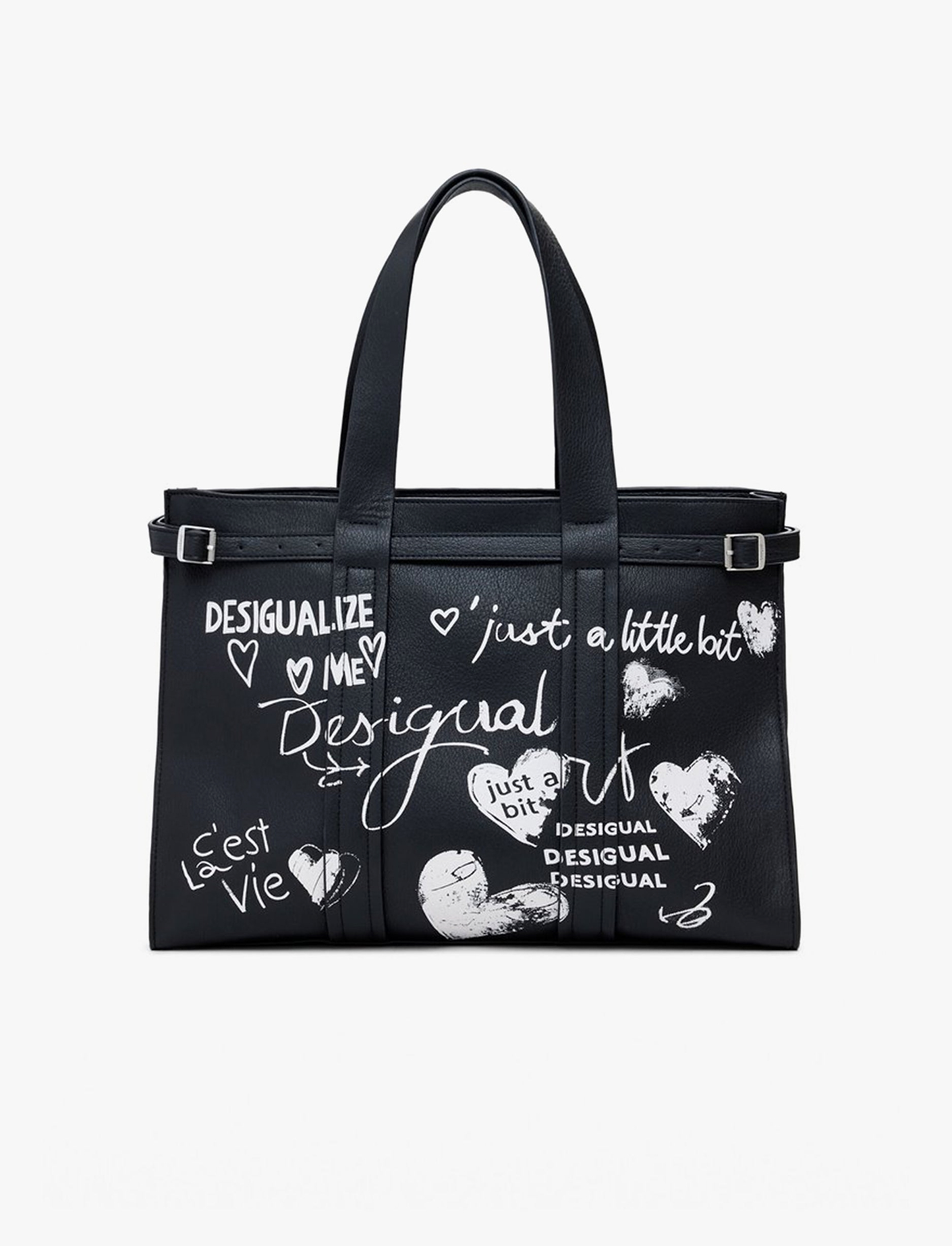 Desigual Bag Seshat Hobart 25WAXPA5 - תיק צד דיזיגוואל שחור לנשים