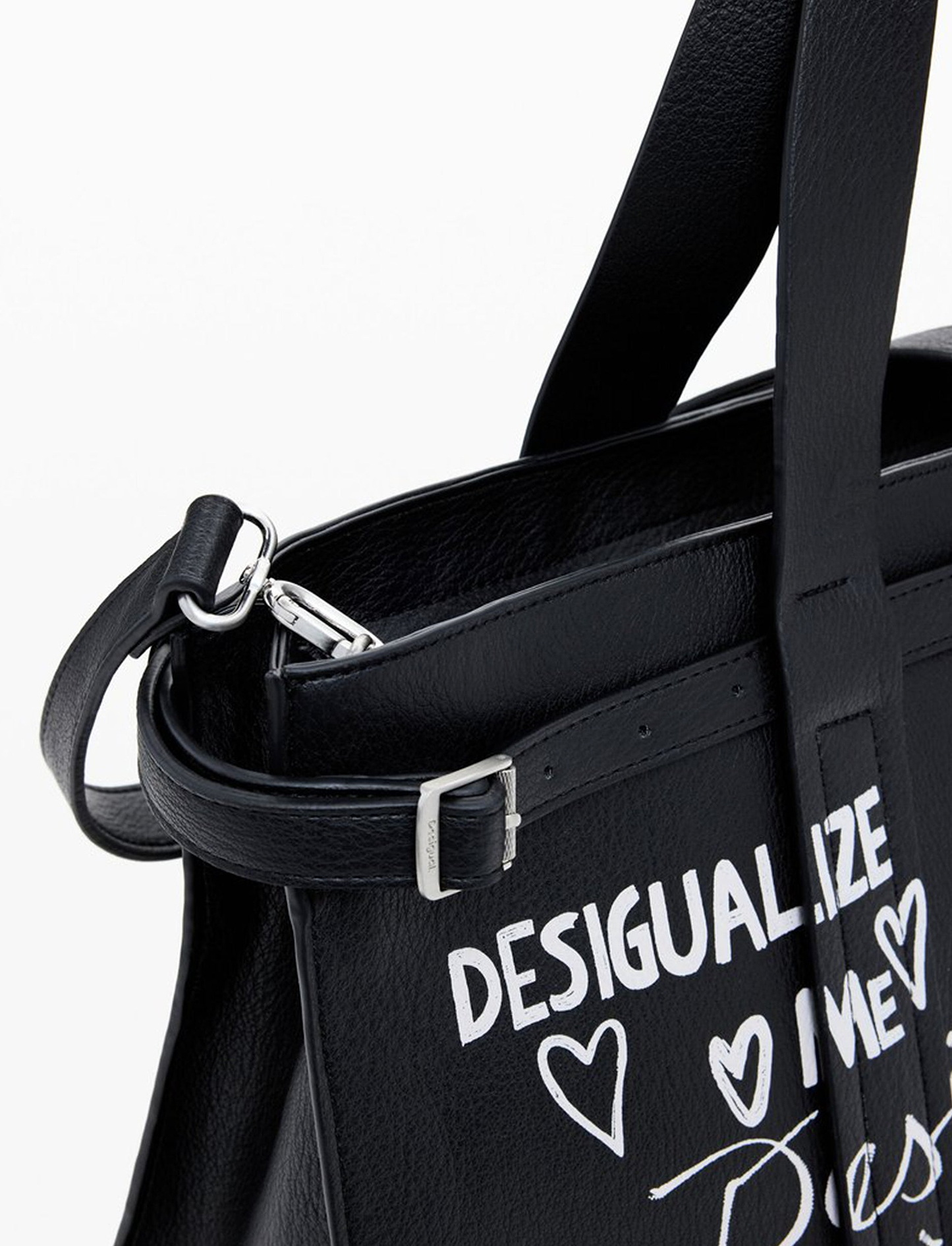 Desigual Bag Seshat Hobart 25WAXPA5 - תיק צד דיזיגוואל שחור לנשים